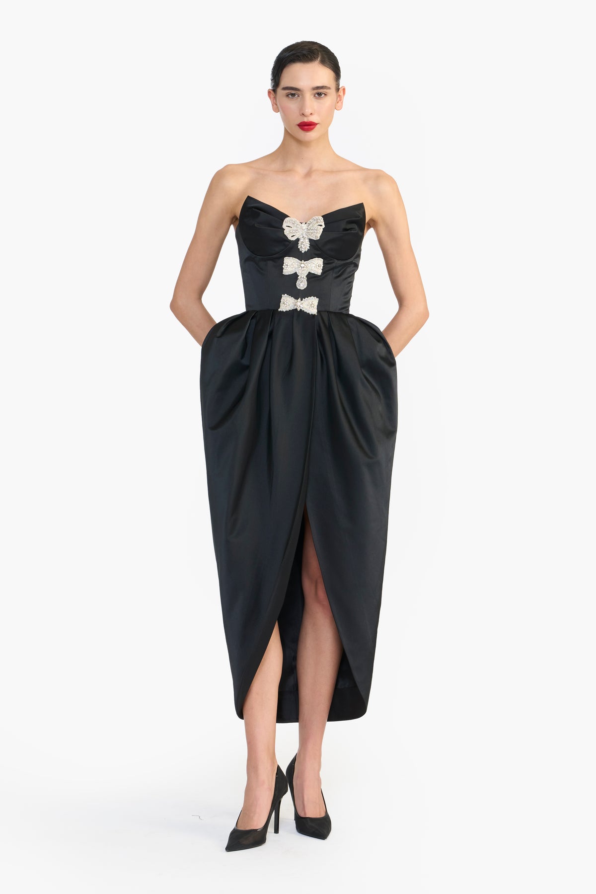 Sculpted Strapless Dress