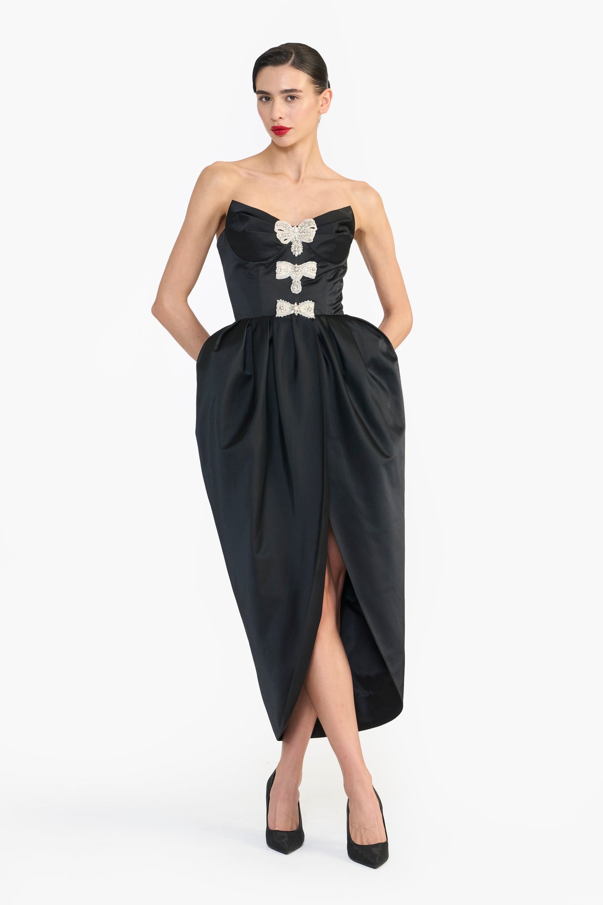 Sculpted Strapless Dress