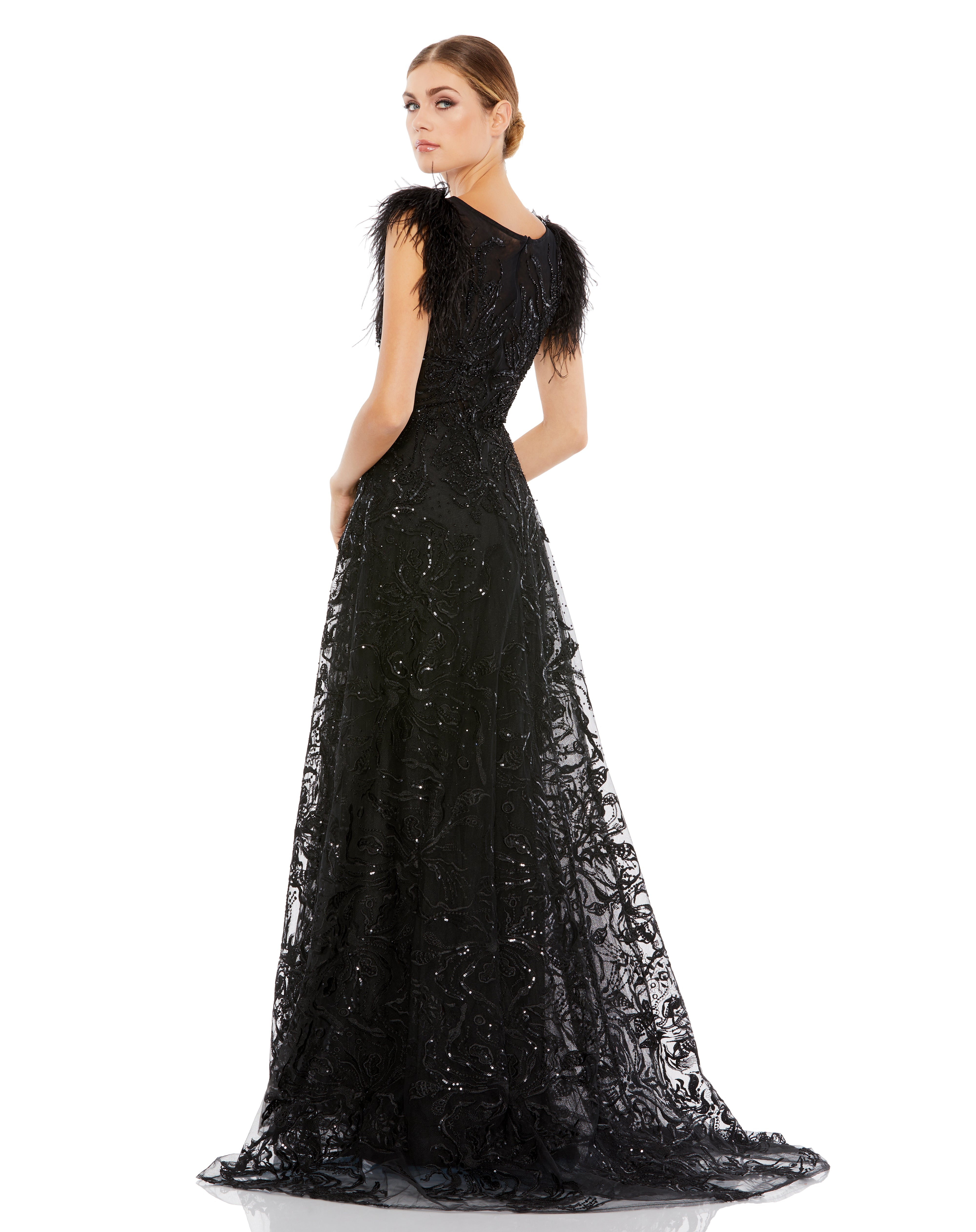 Long Flared Gown