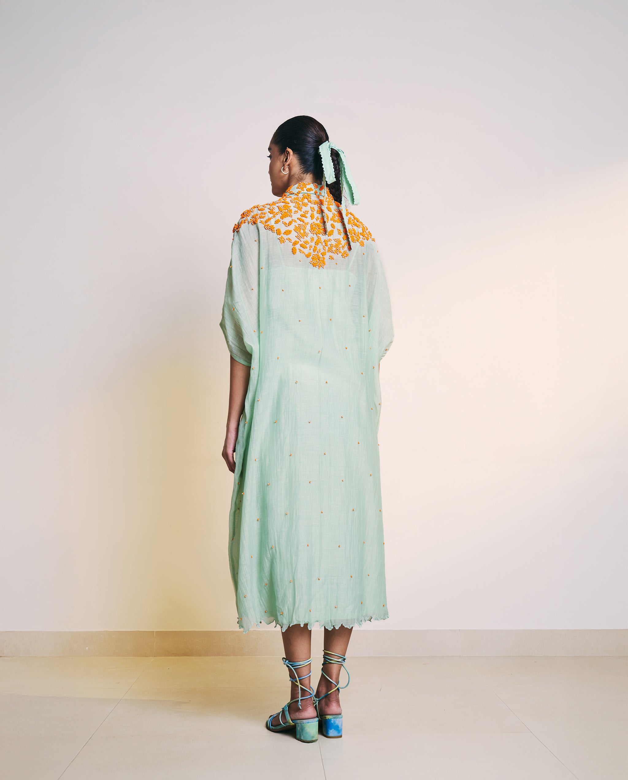 Sea Green Crown Dress