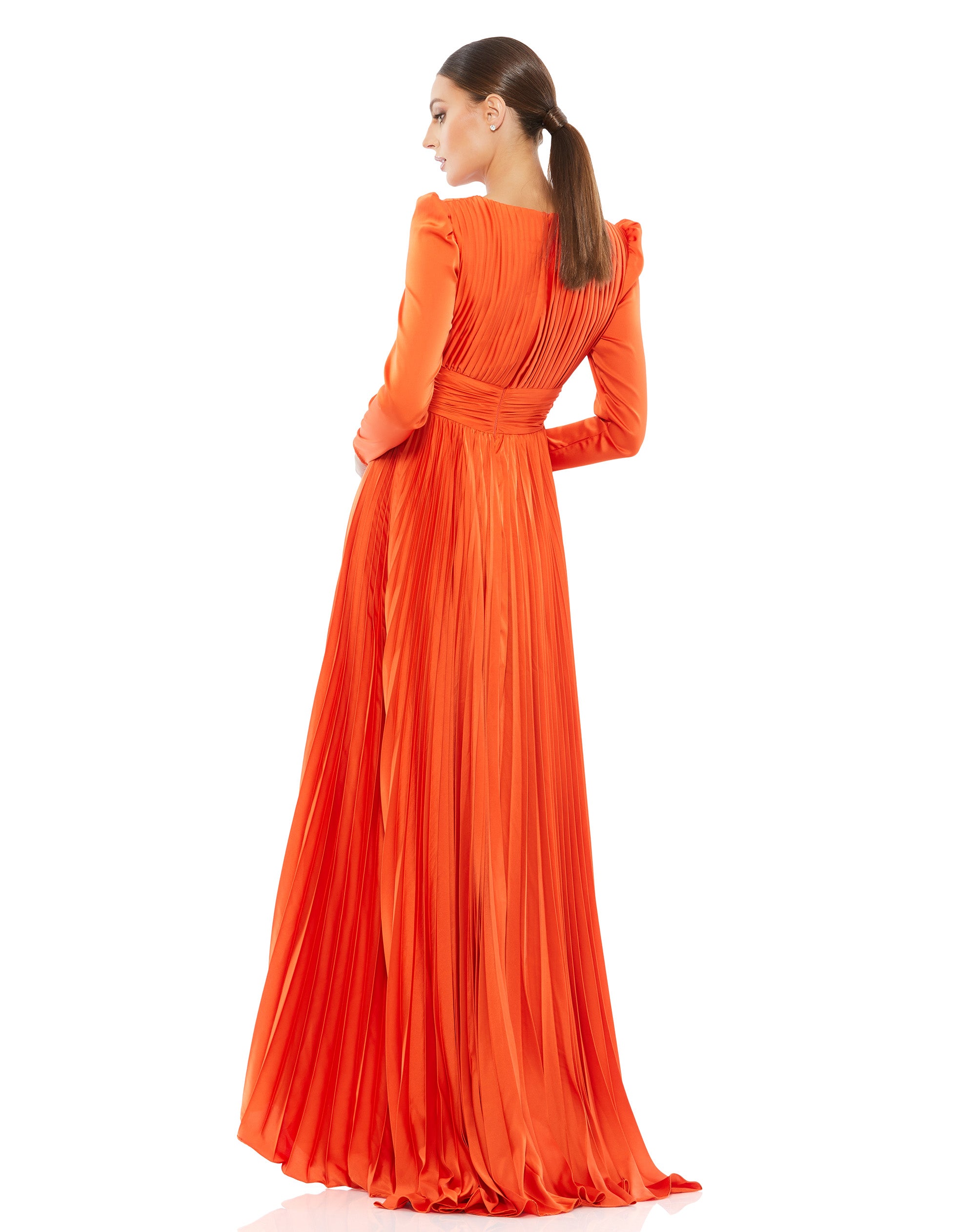 Pleated Long Dress