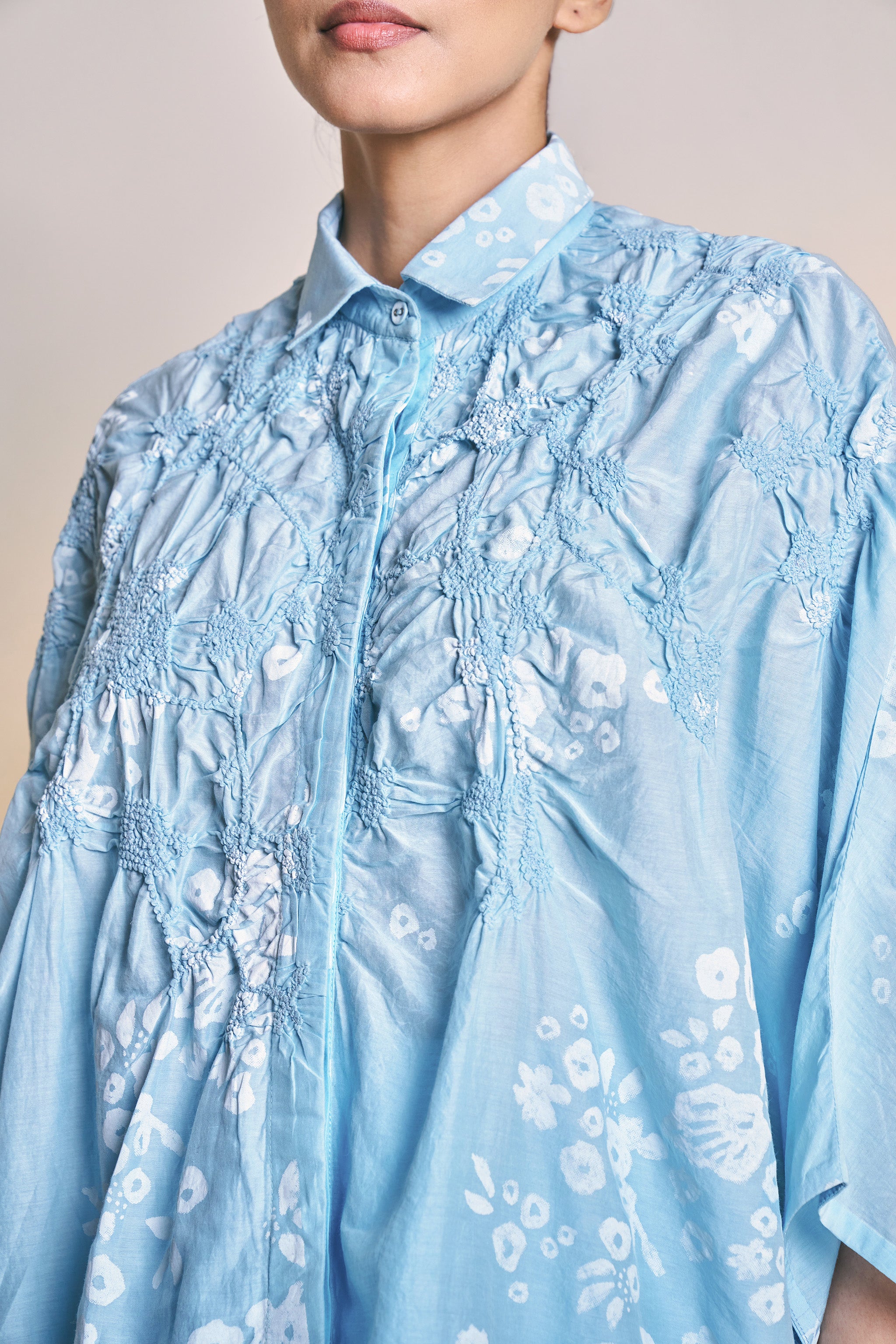 Ice Blue Radius Top