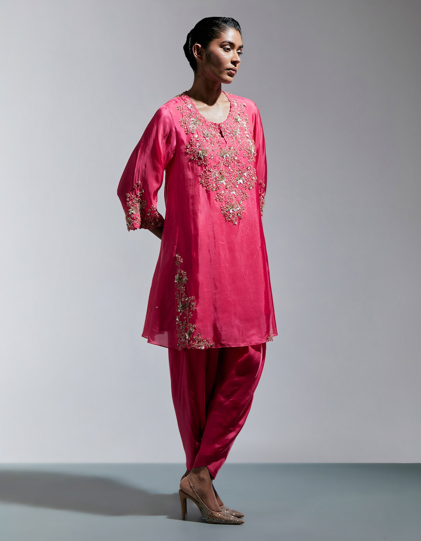 Raspberry Salwar Set