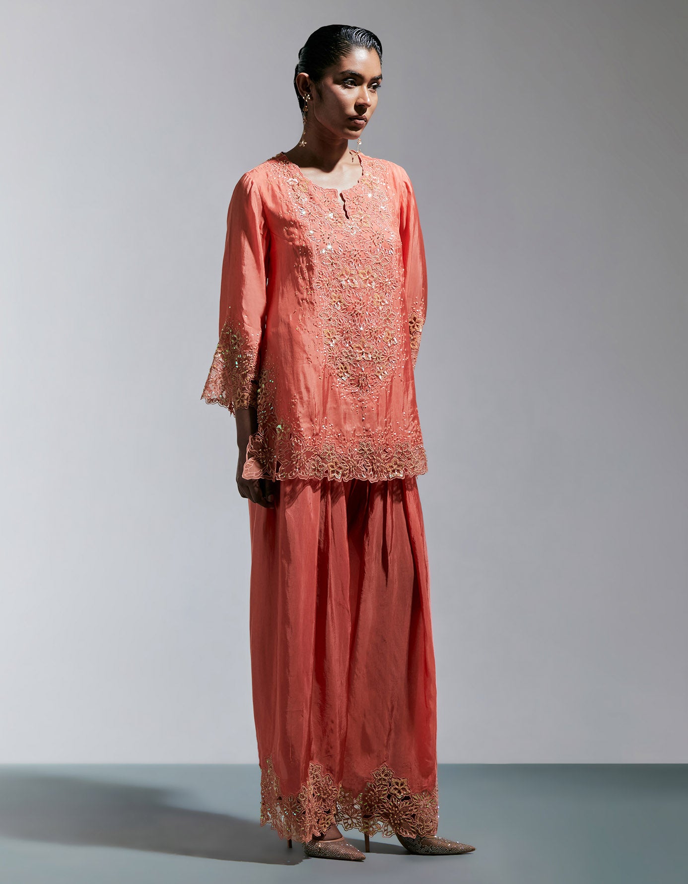 Vermillion Salwar Set