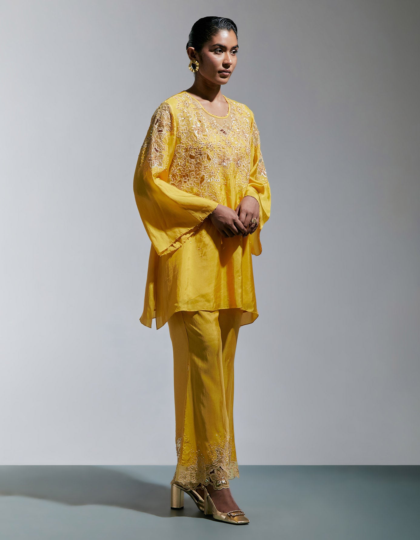 Amber Silk Co-ord Set