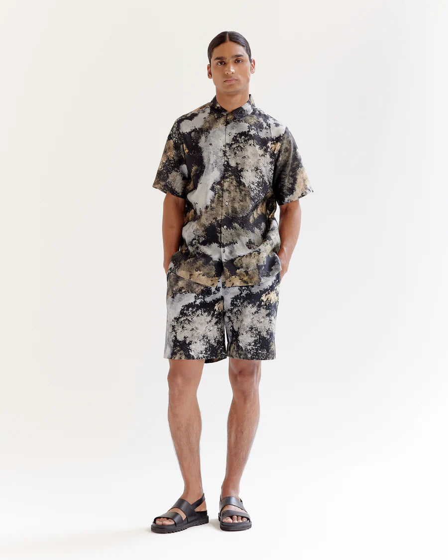 Dust Cloud Camo Half Shirt