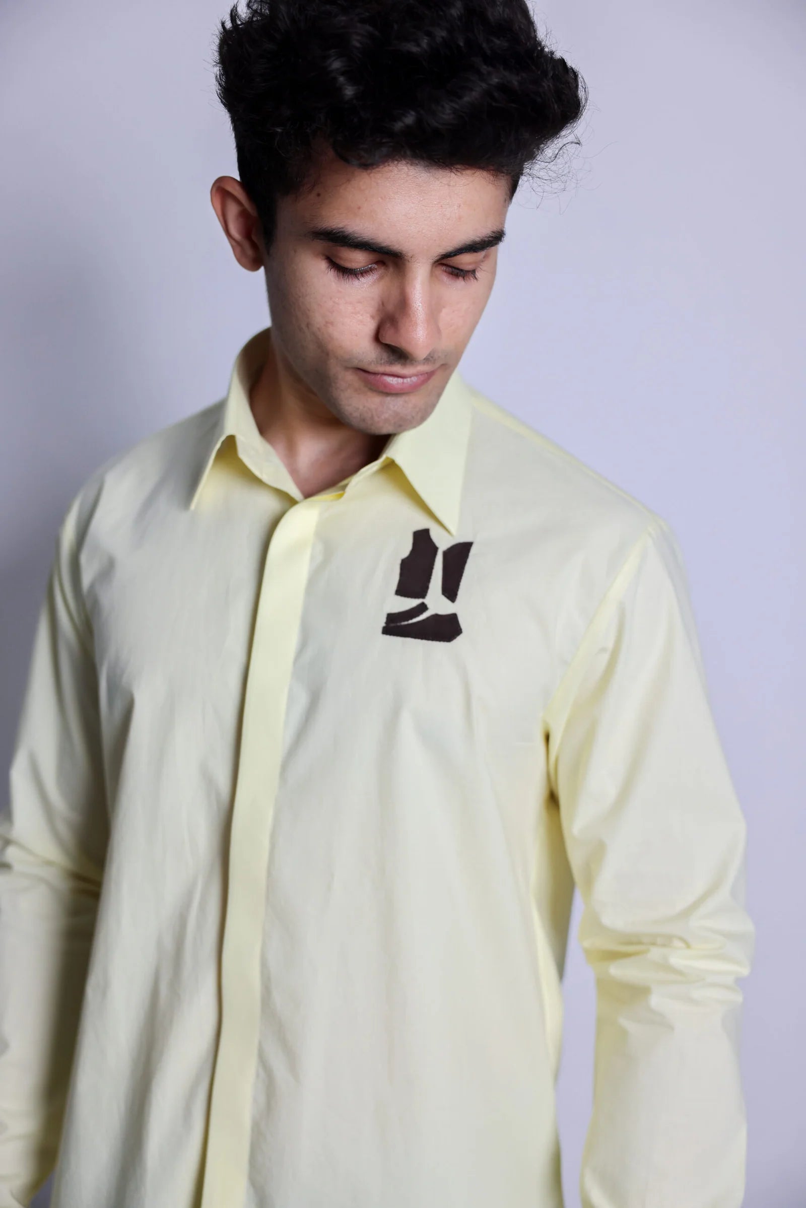 Leather Logo Shirt