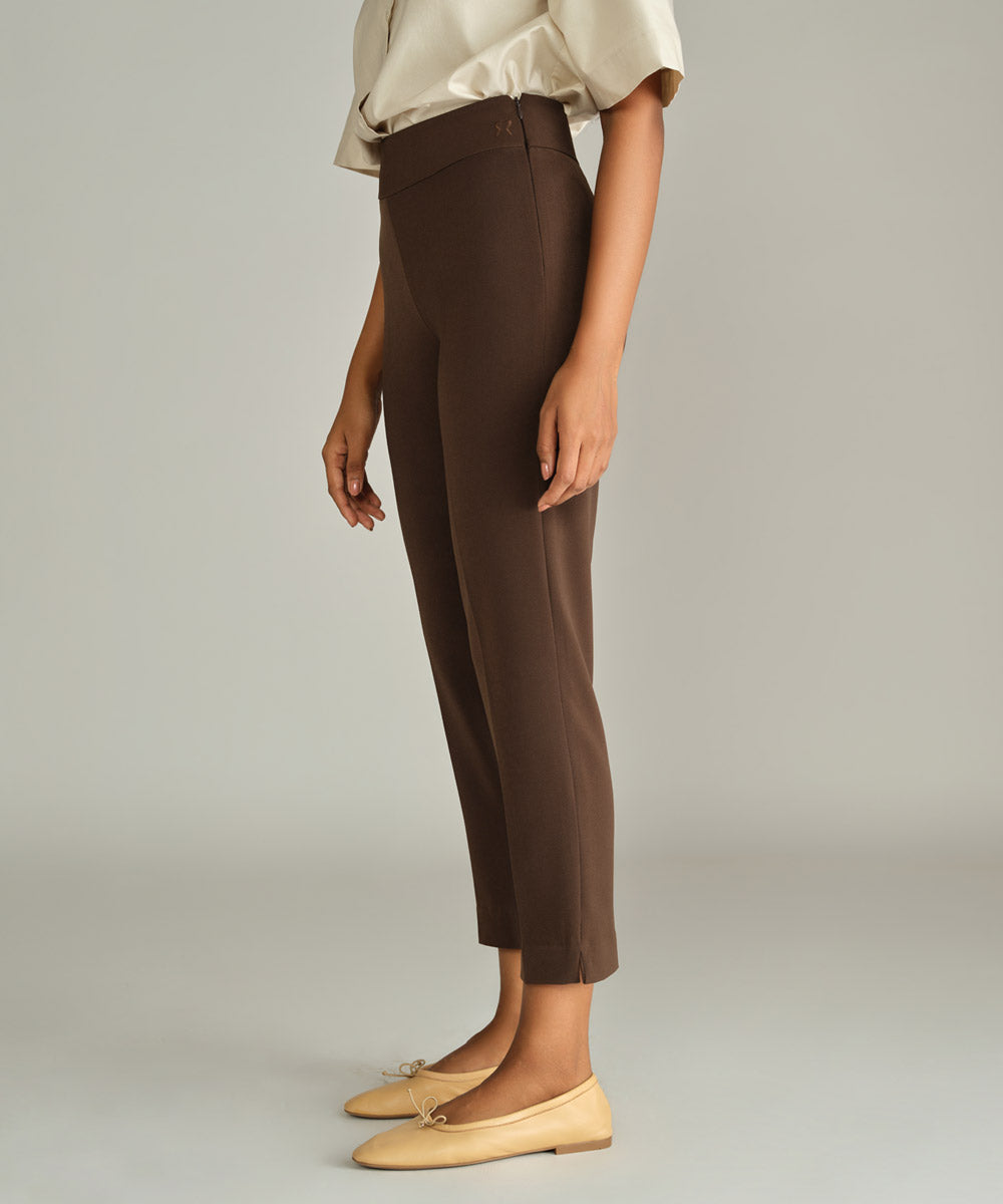 Stretch Suiting Cigarette Trousers