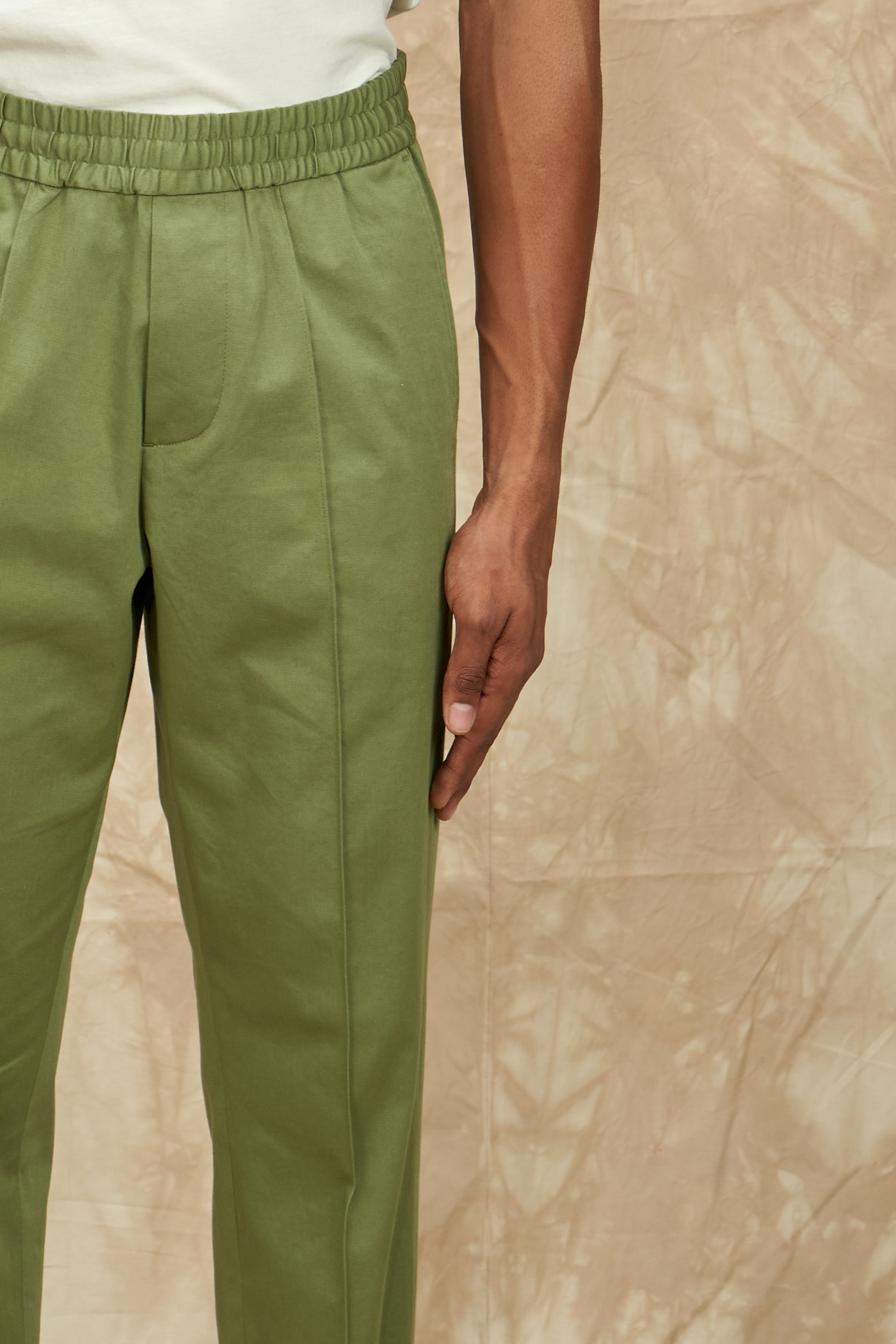Elasticated Twill Trousers