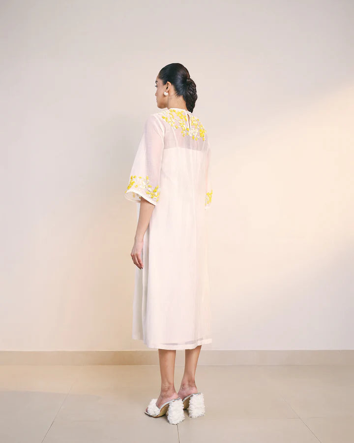 Off White Orchard Dress