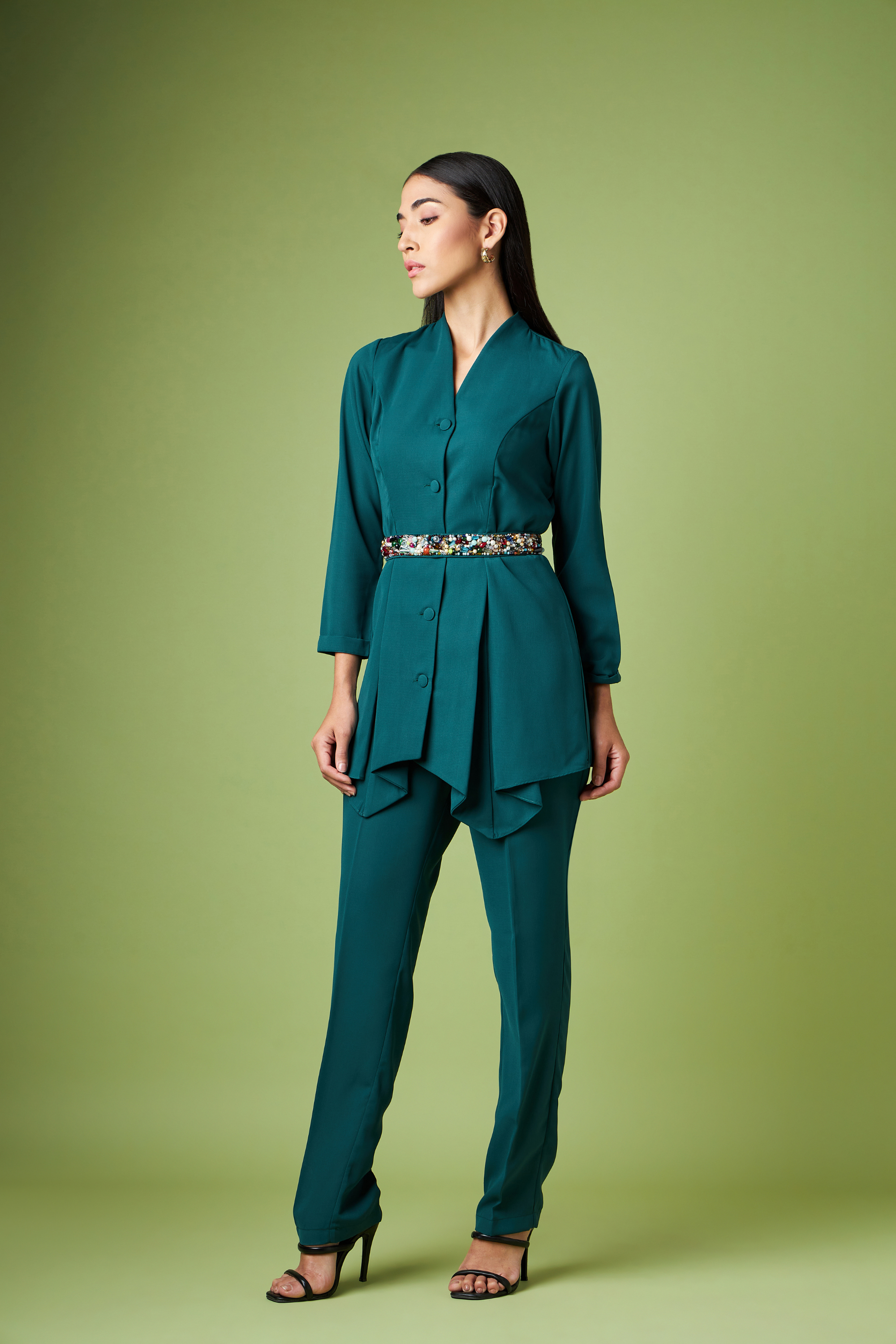 Buy Blue Suit Sets for Women by PANNKH Online | Ajio.com