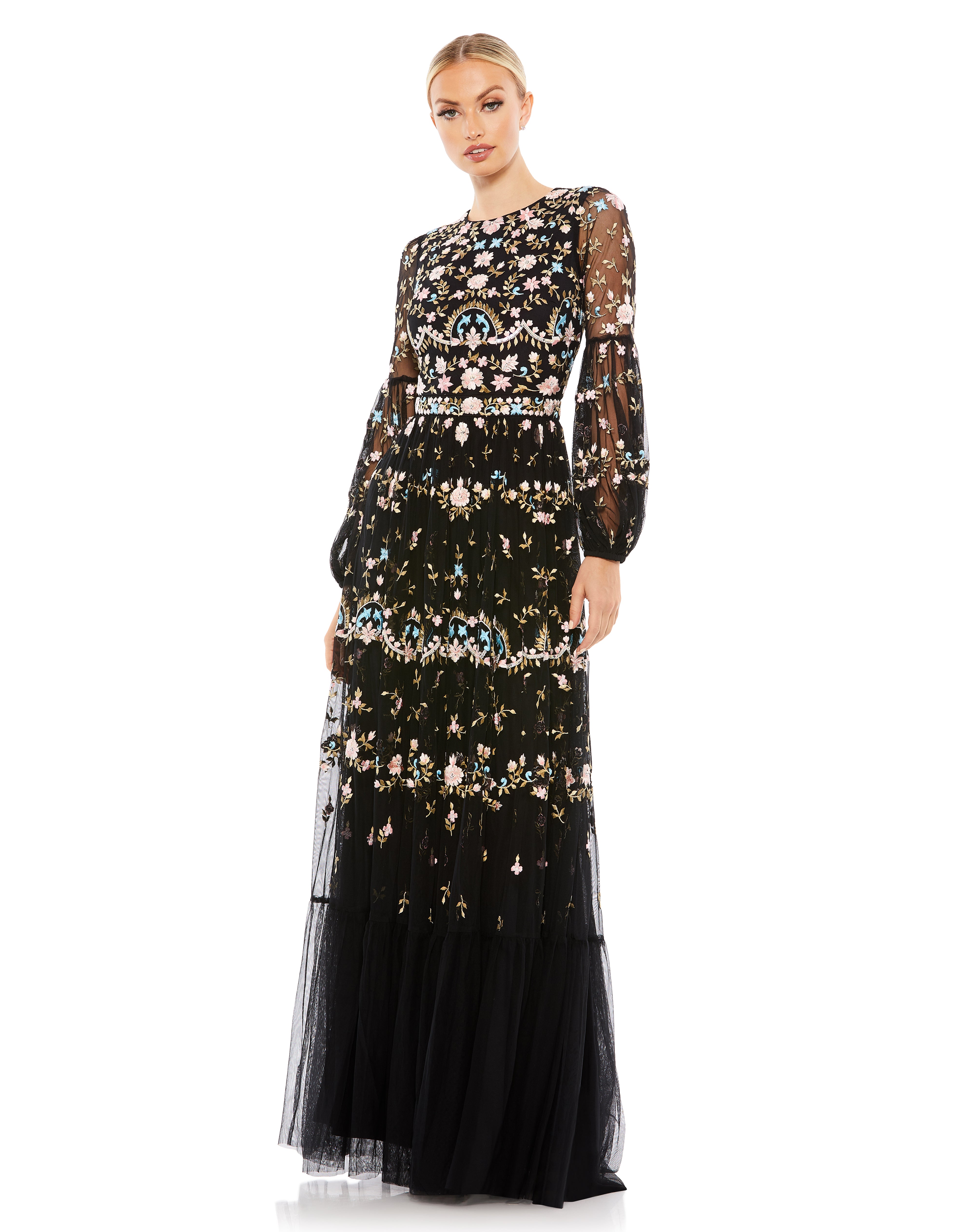 Embroidered Long Dress