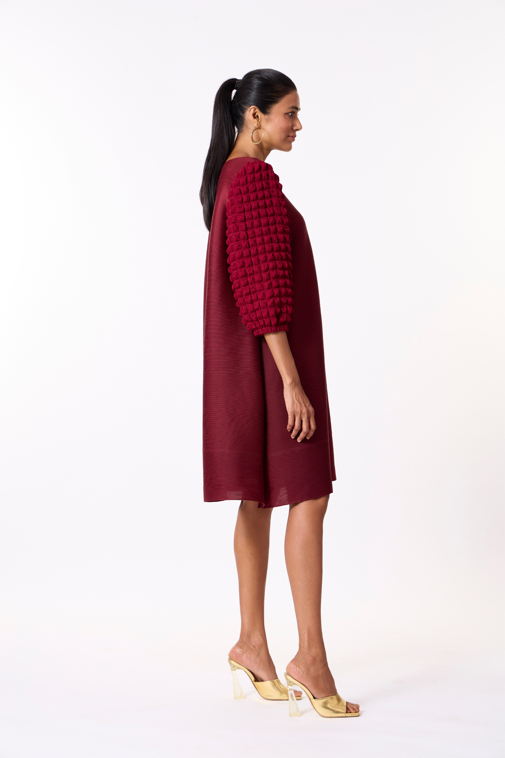 Sophie Dress - Burgundy