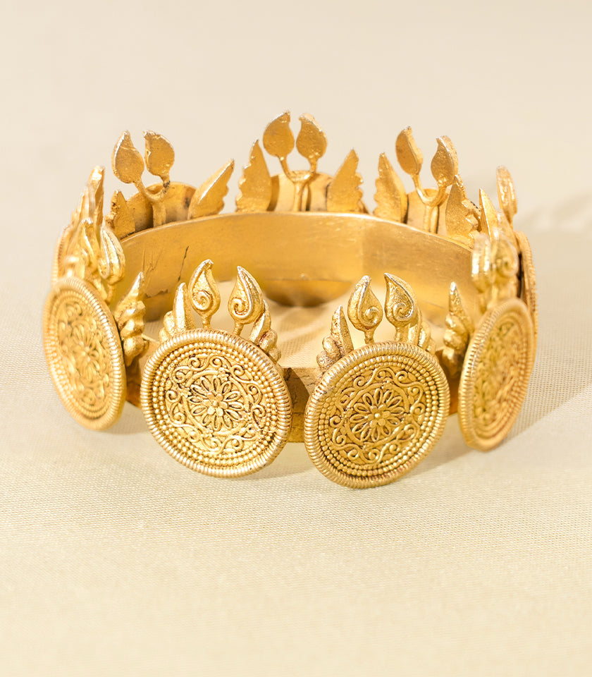 Blooming Coin  Bangle