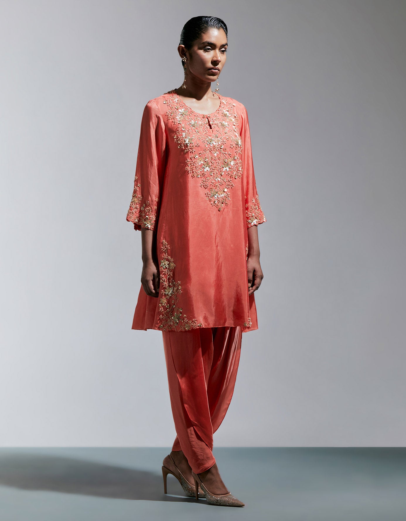 Vermillion Salwar Set
