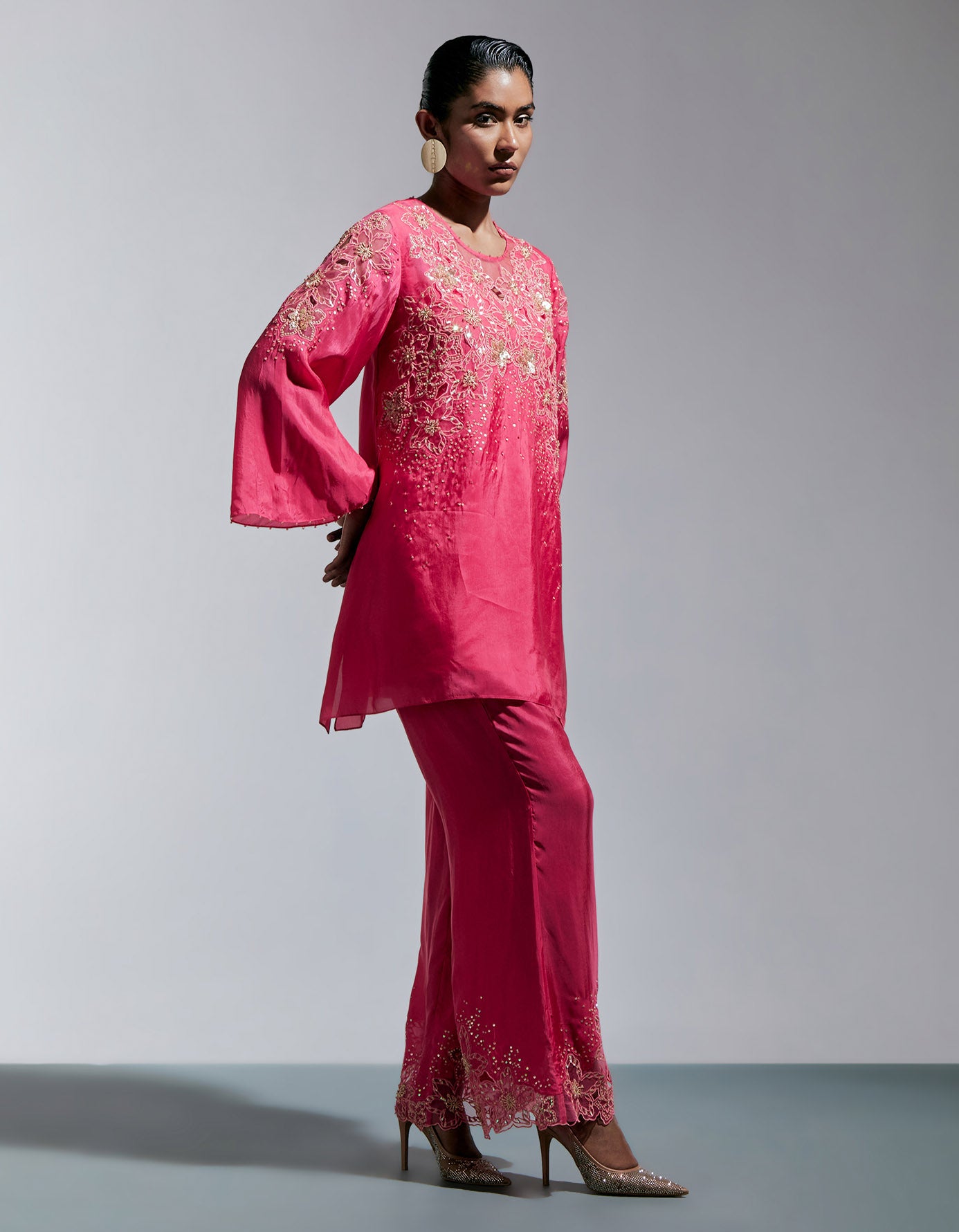 Raspberry Silk Co-ord Set