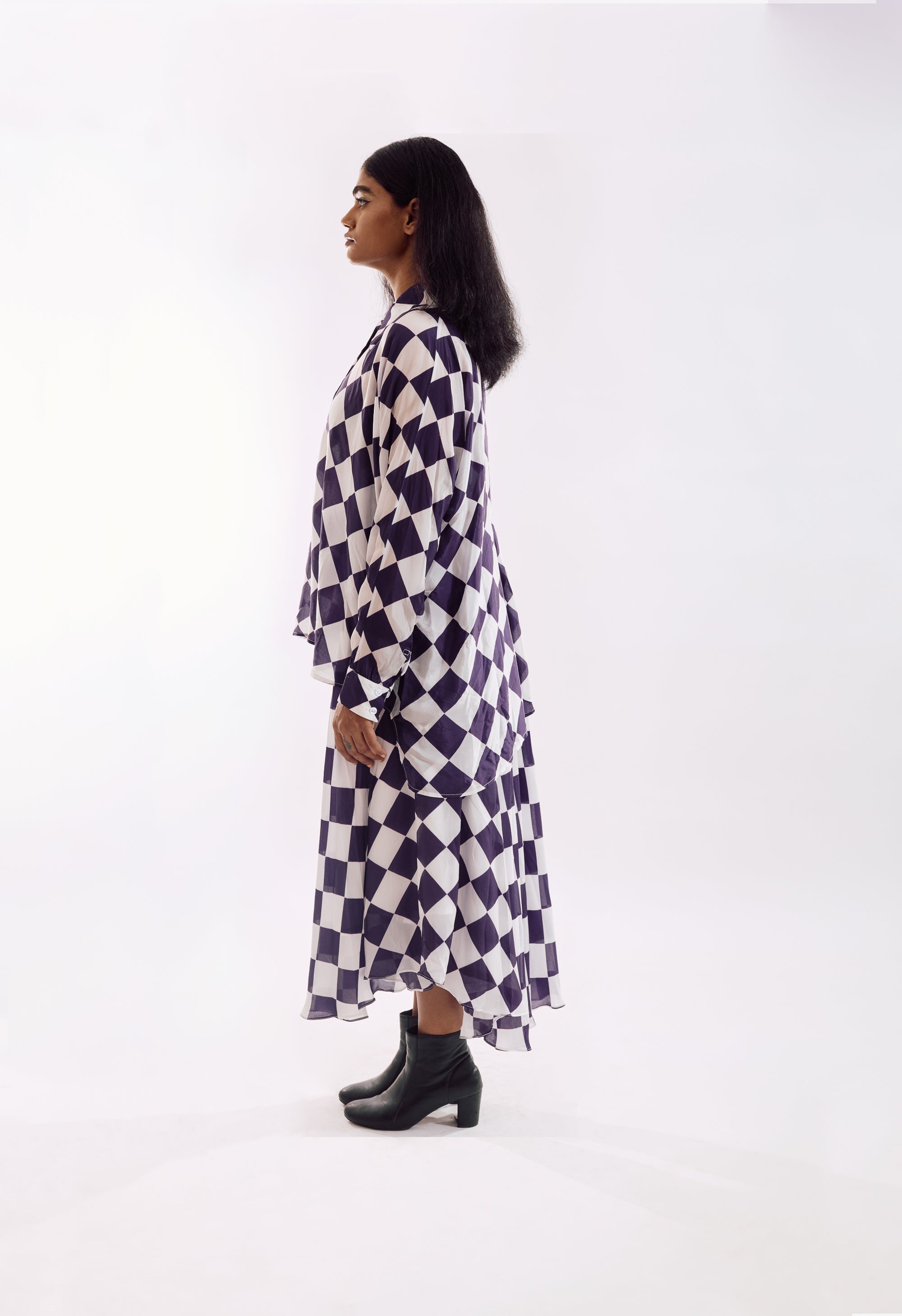 Check Skirt Coord