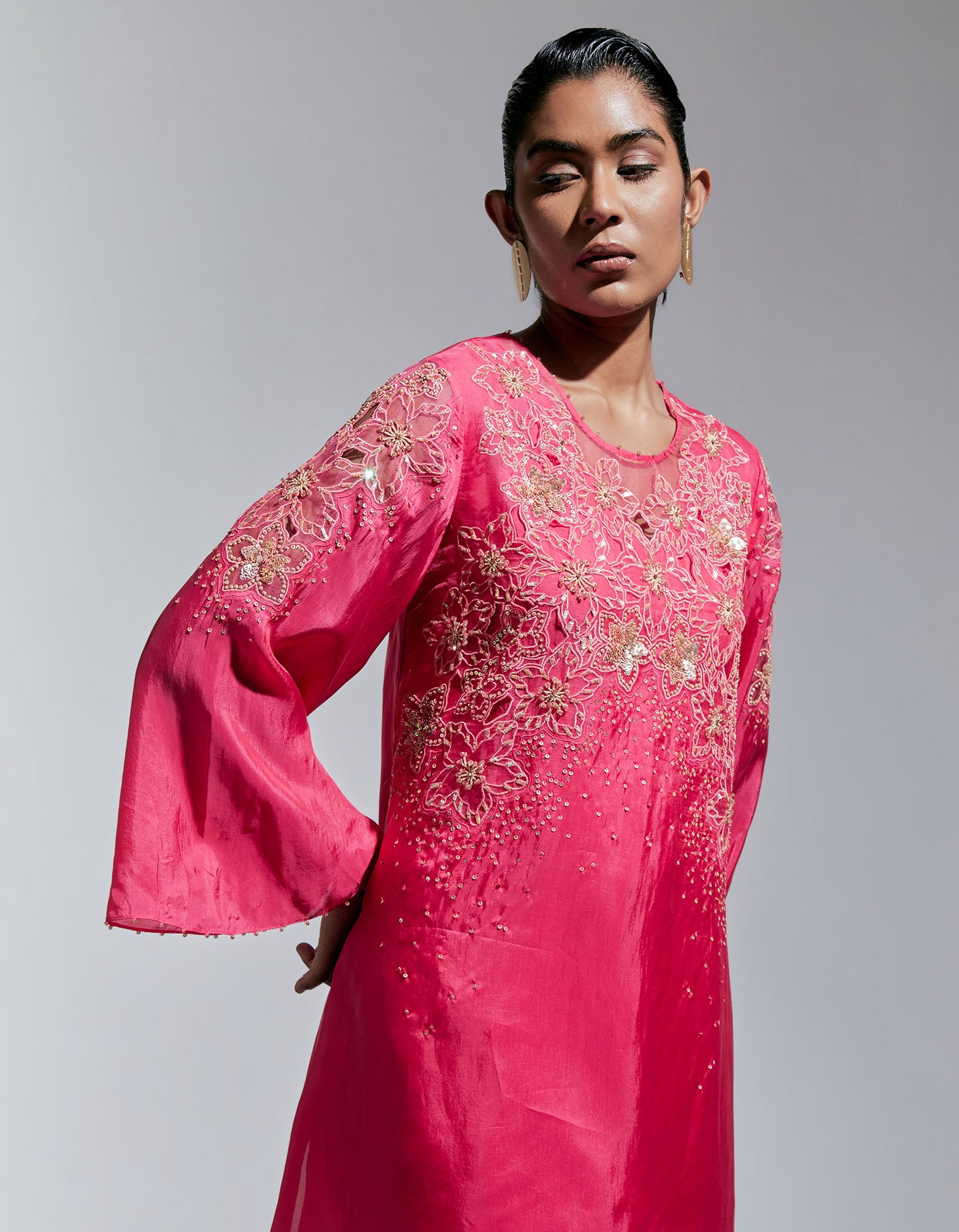 Raspberry Silk Co-ord Set