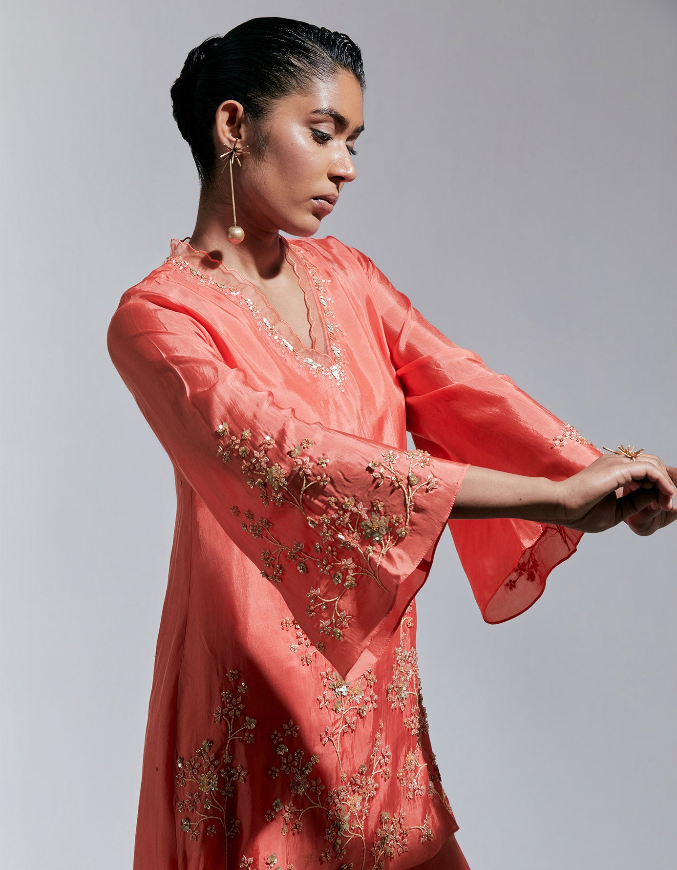 Vermillion Salwar Set