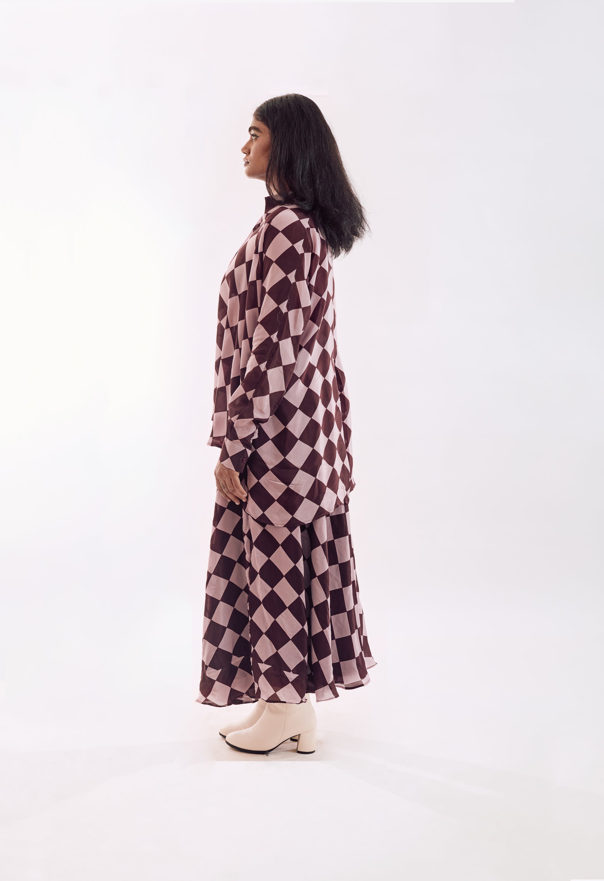 Check Skirt Coord