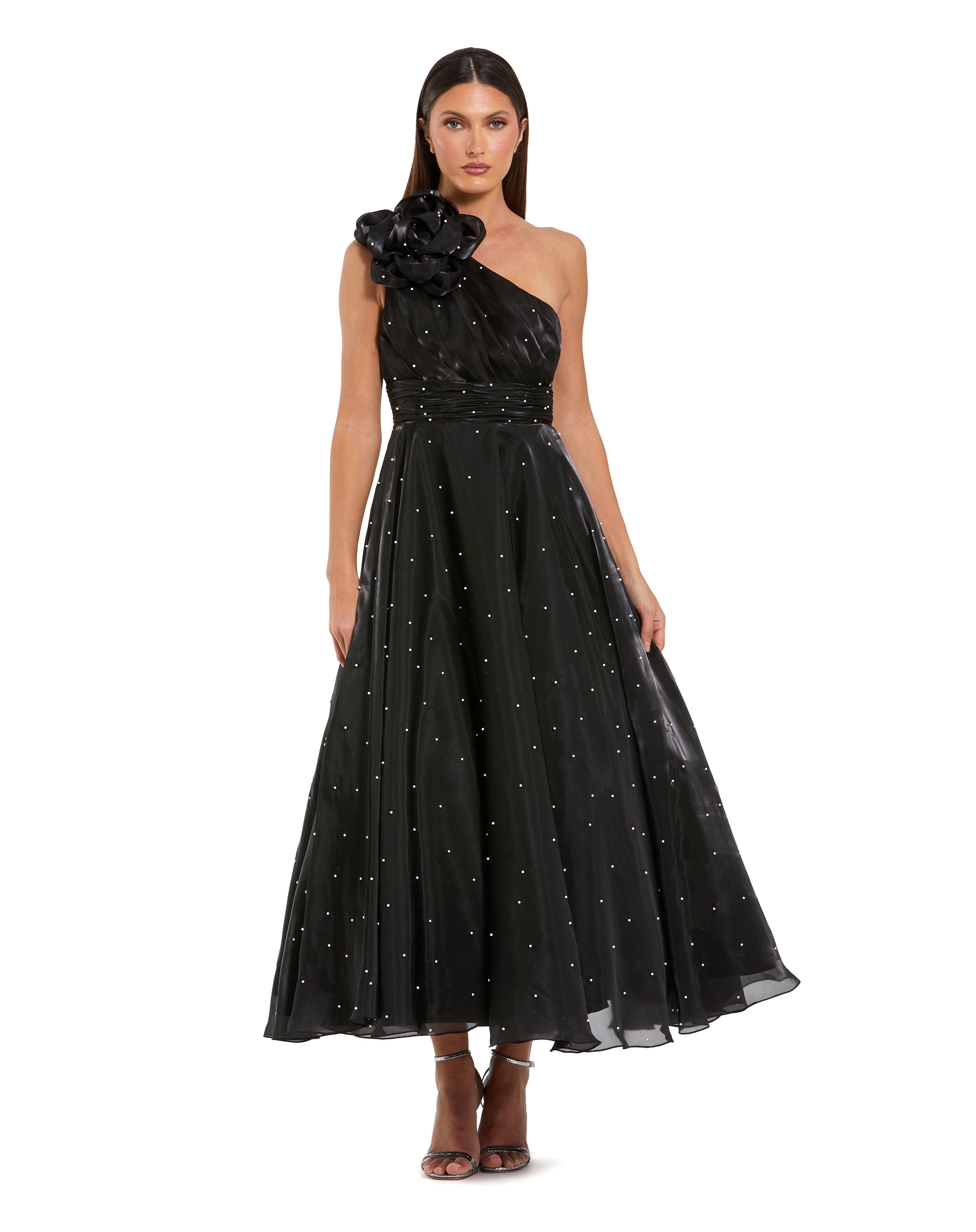 Black Pearl Midi Dress