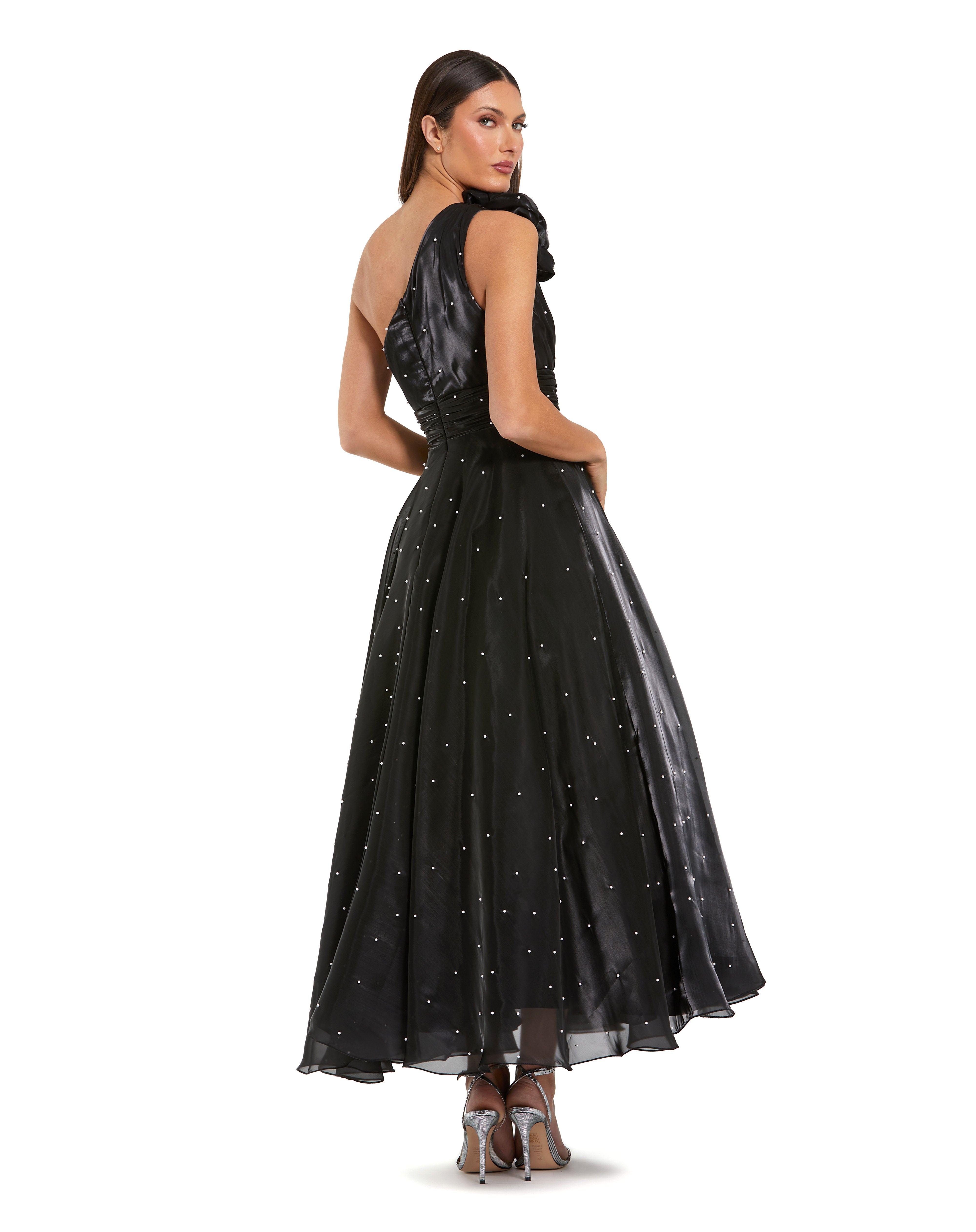 Black Pearl Midi Dress