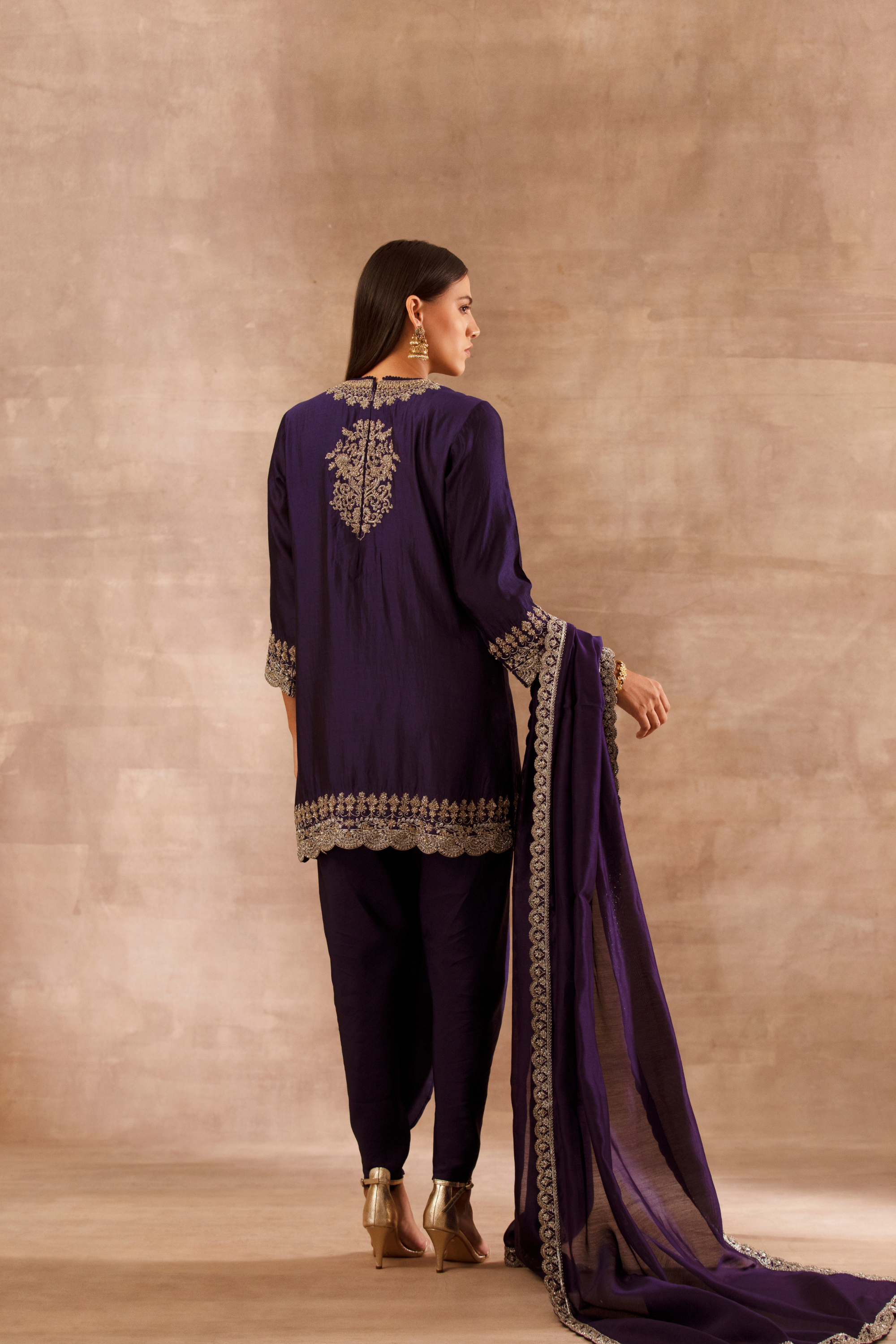 Embroidered Tunic Set
