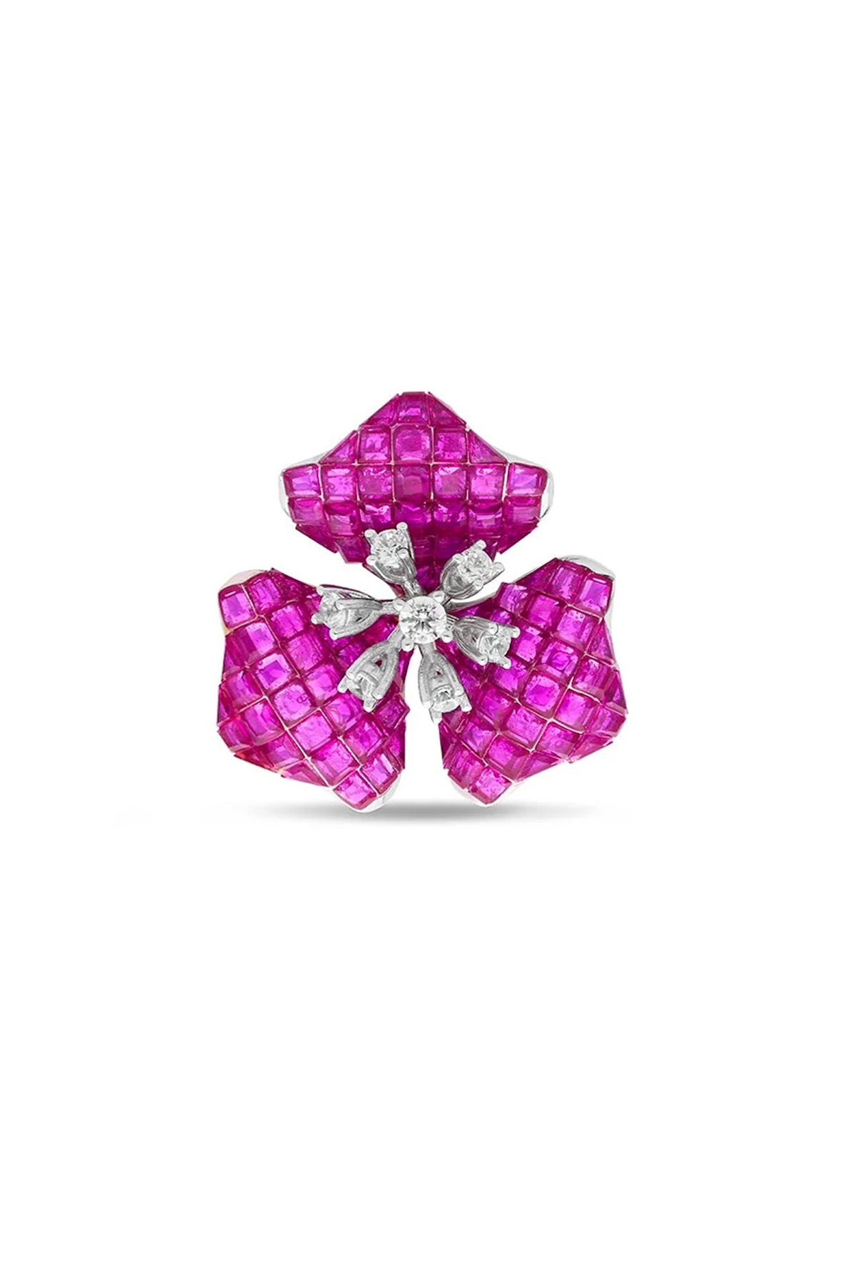 Ethereal Trillium Blossom Ring (Size 8)