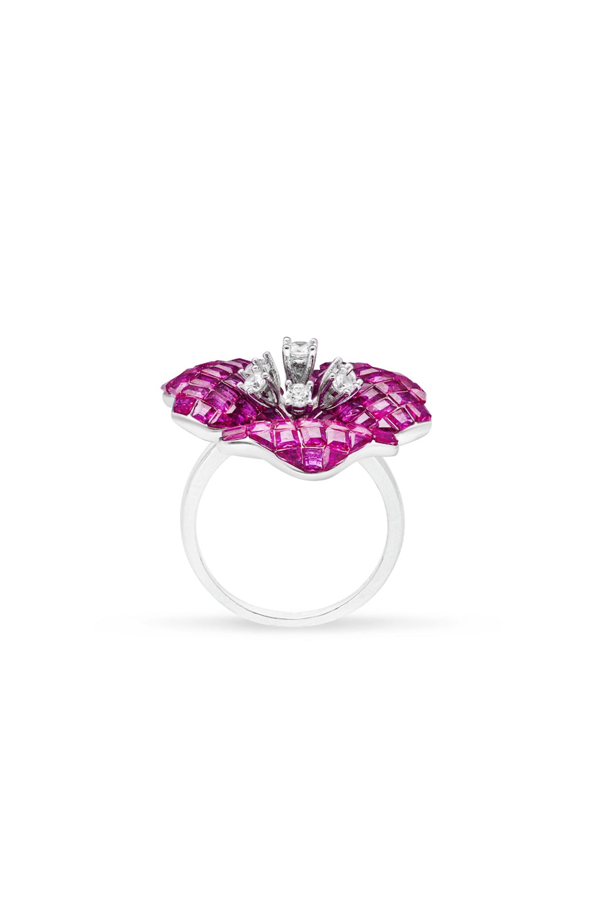 Ethereal Trillium Blossom Ring (Size 8)