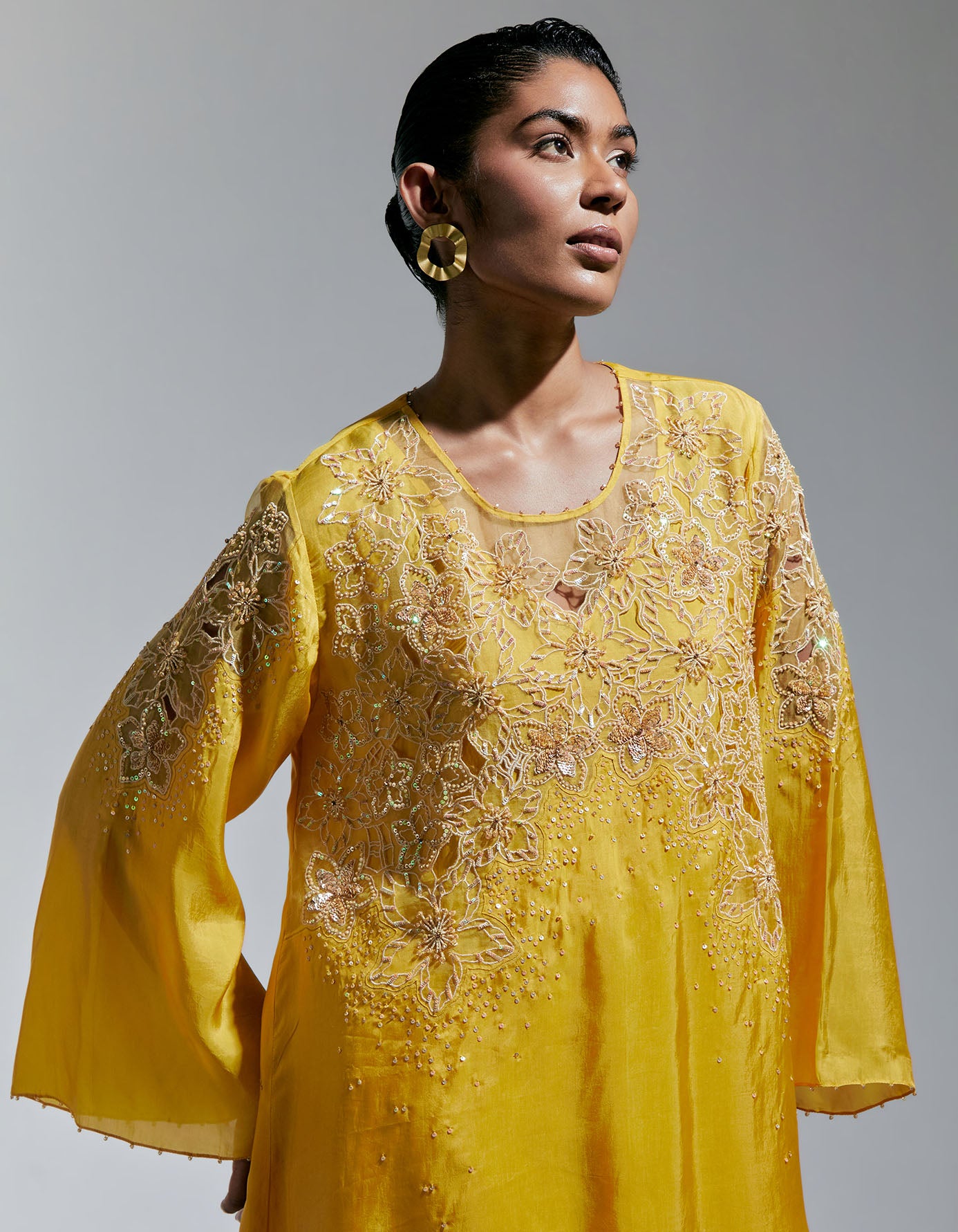 Amber Silk Co-ord Set