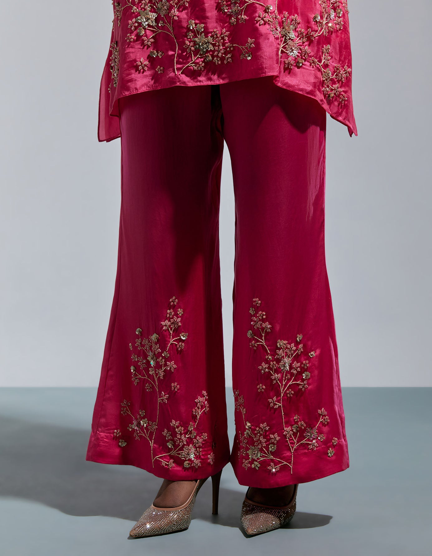 Raspberry Salwar Set