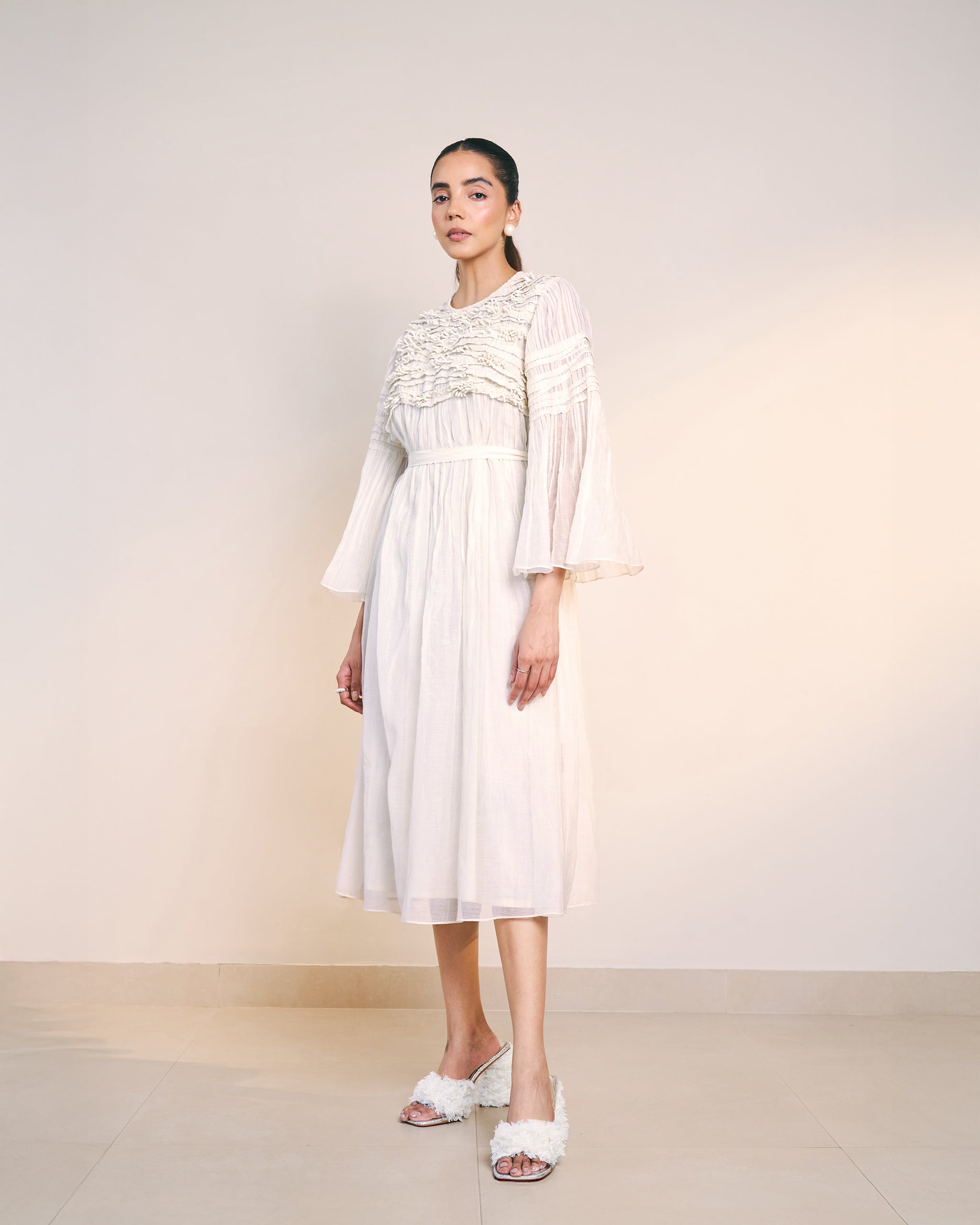 Off-white Fold Dress
