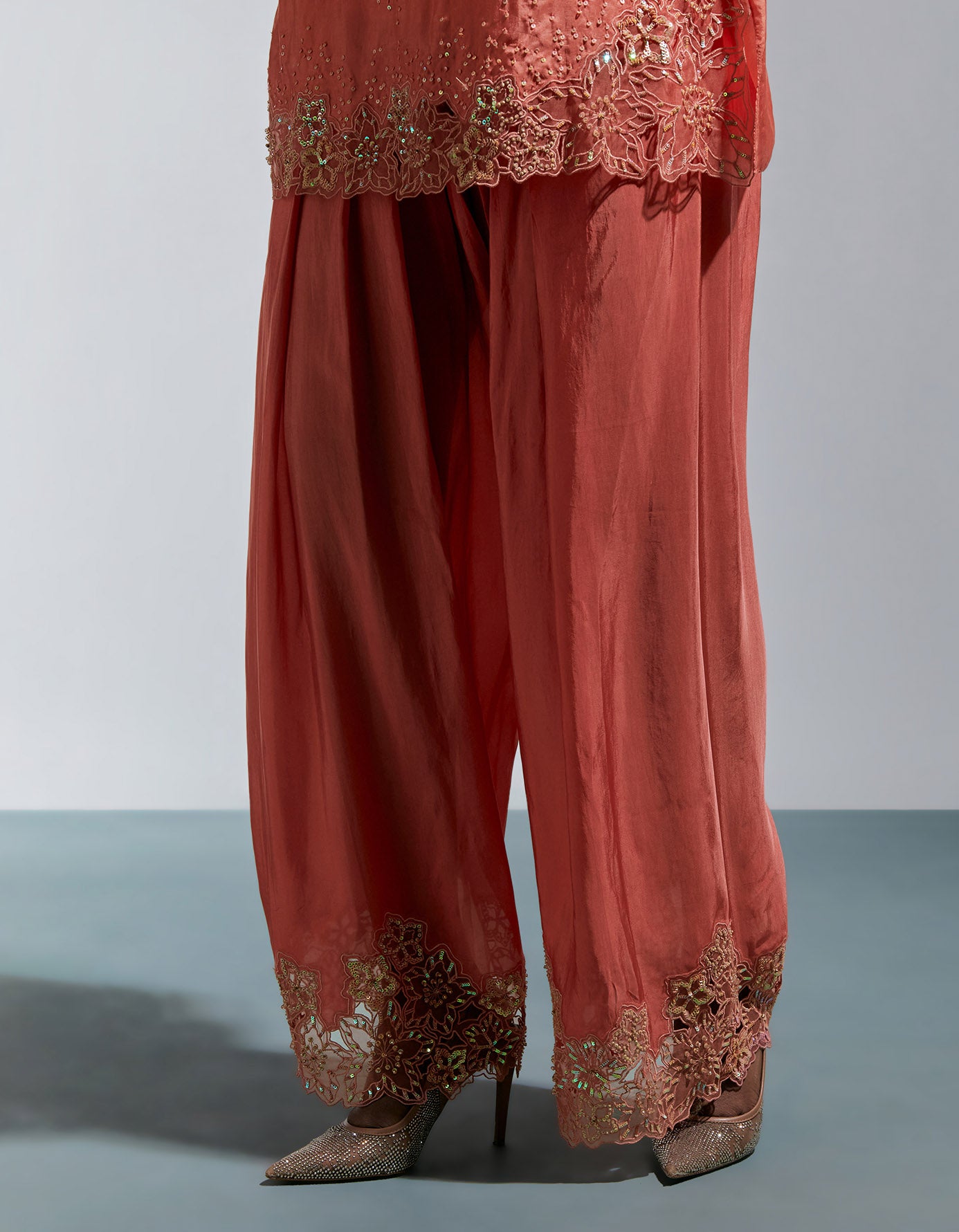 Vermillion Salwar Set