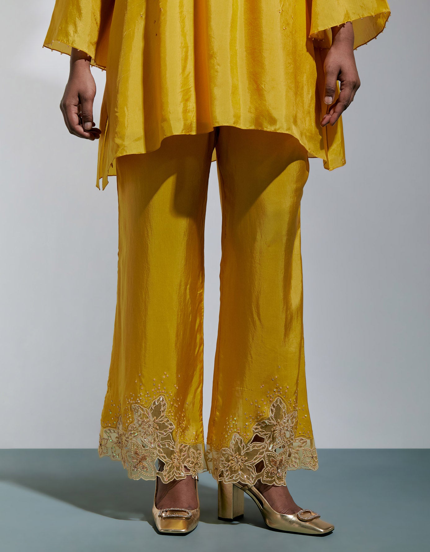 Amber Silk Co-ord Set