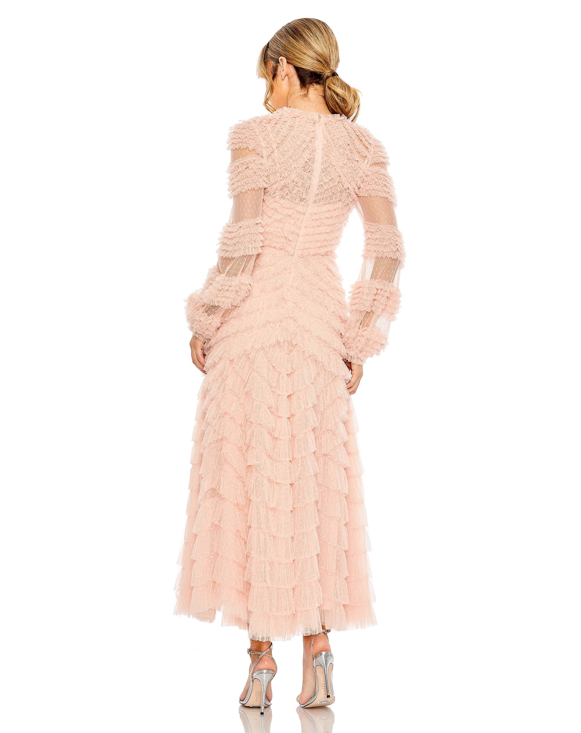 Overlay Frilled Dress