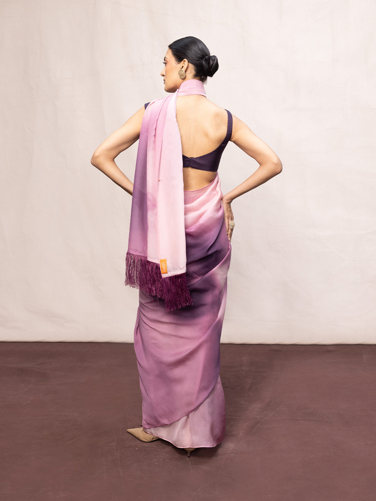 Multicolour Chiffon Digital Print Saree