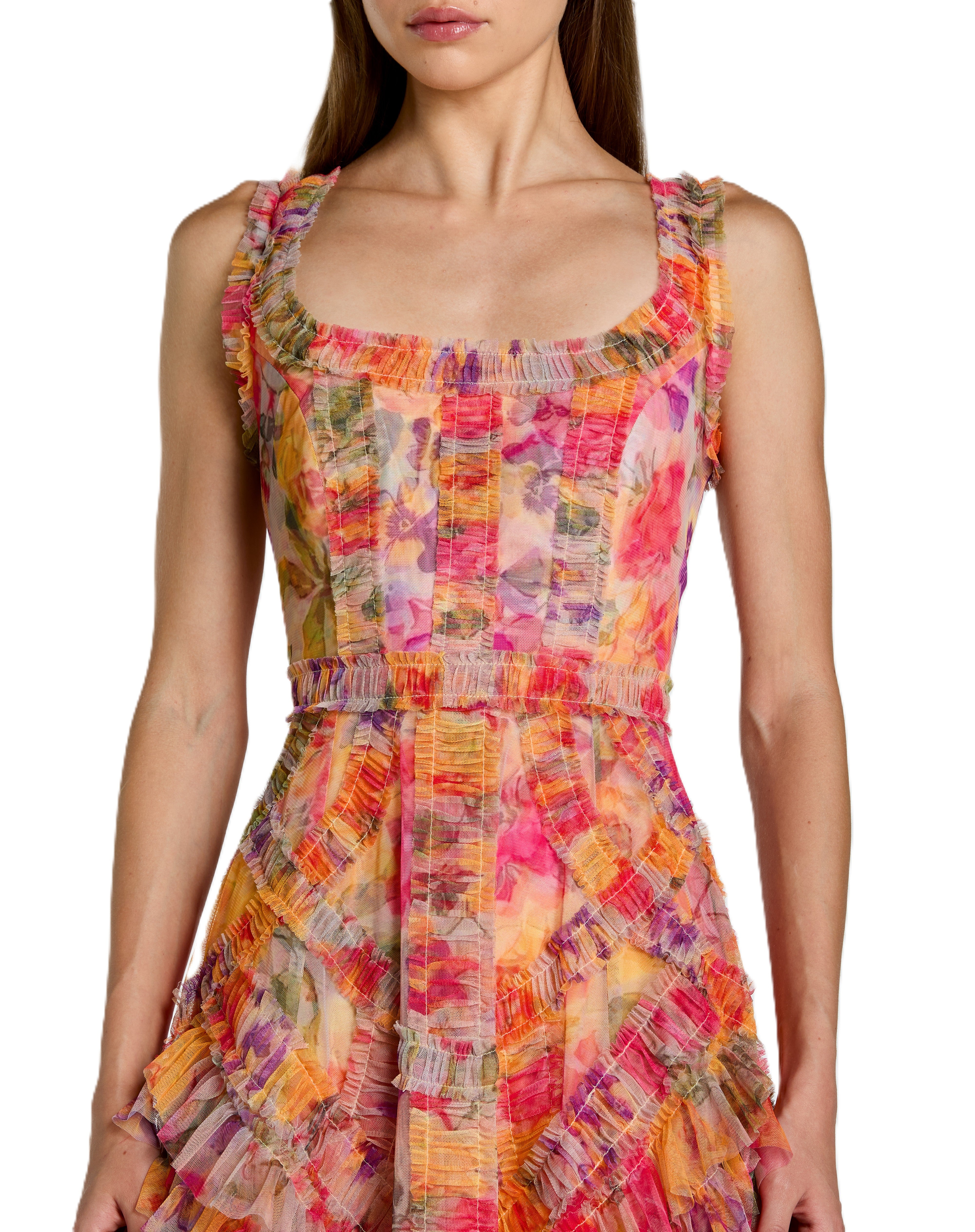 Floral- Printed Midi Dress