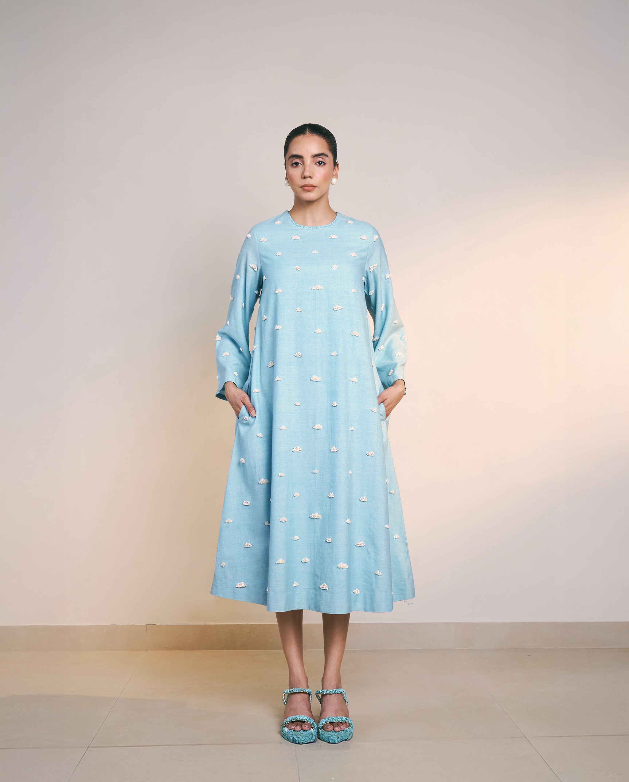 Ice Blue Whisper Dress