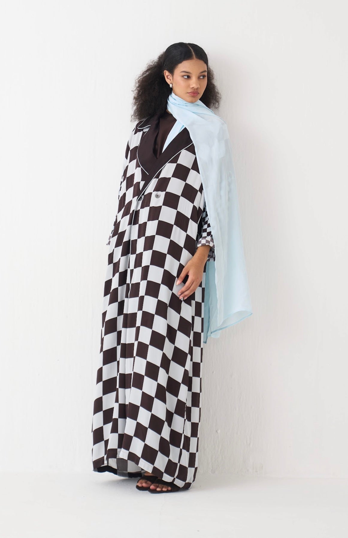 Checkered Jacket Co-ord (set Of 3)