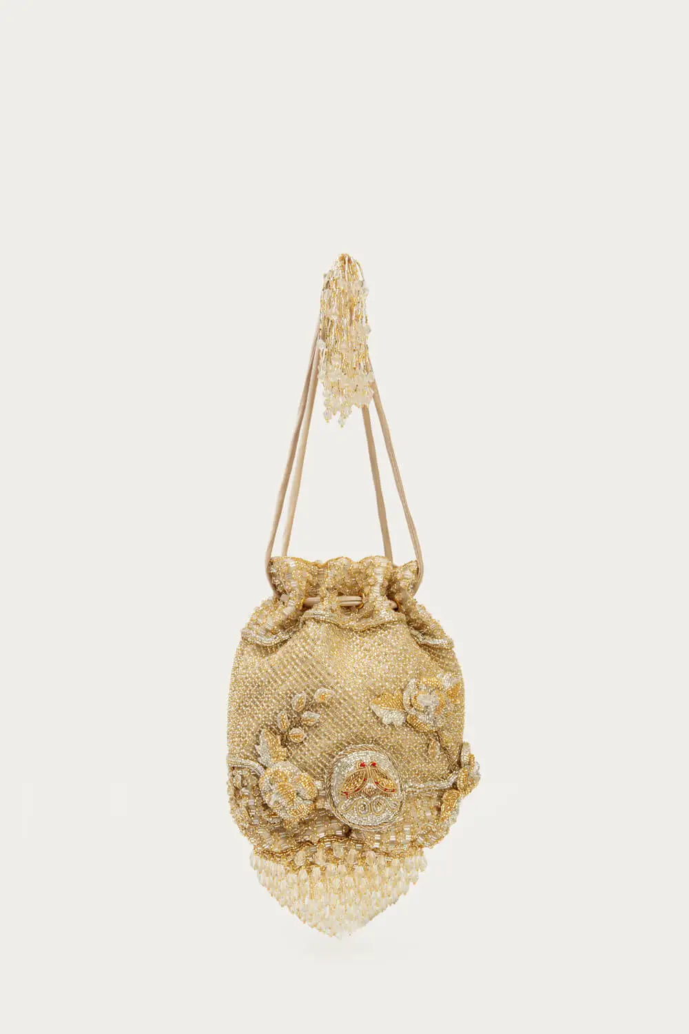 Ella Chandelier Drawstring Gold Silver