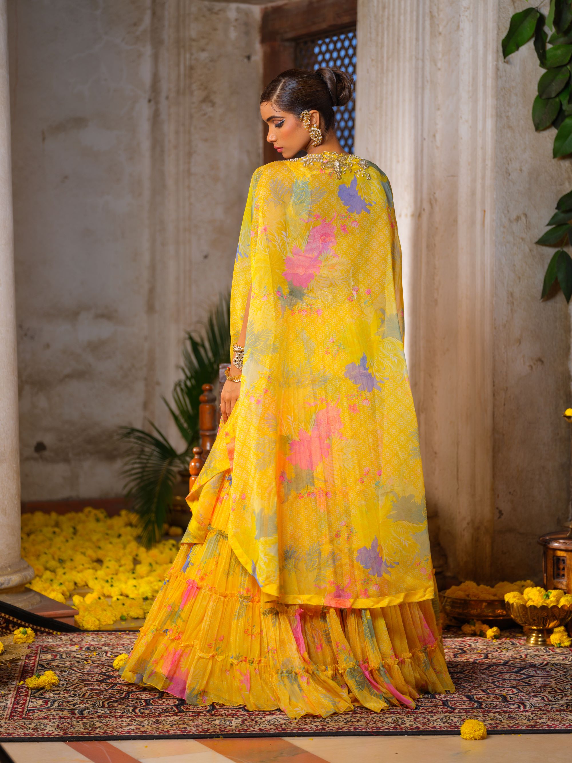 Yellow Lehenga Set