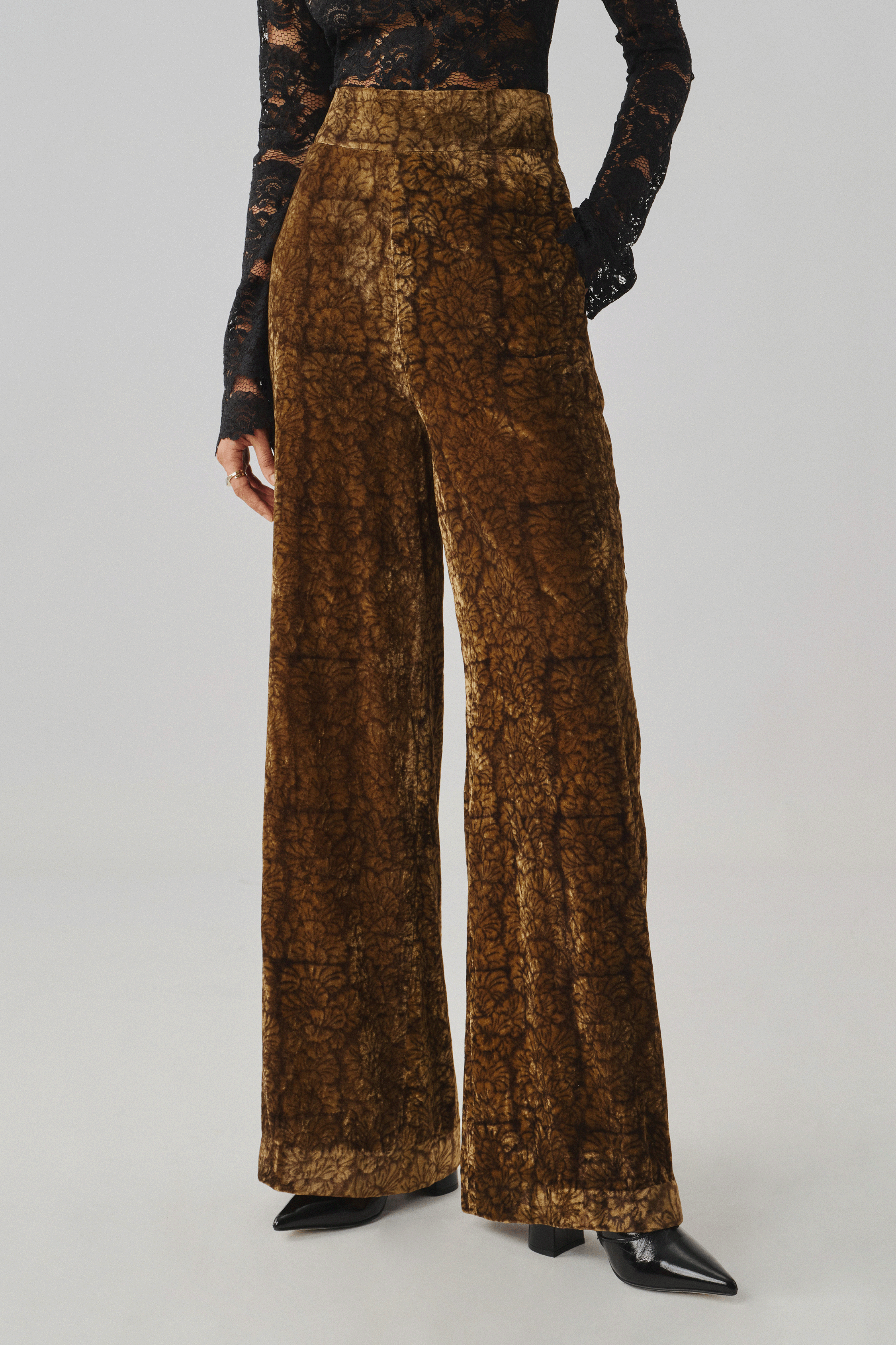 Terra Velvet Ajrakh Pants