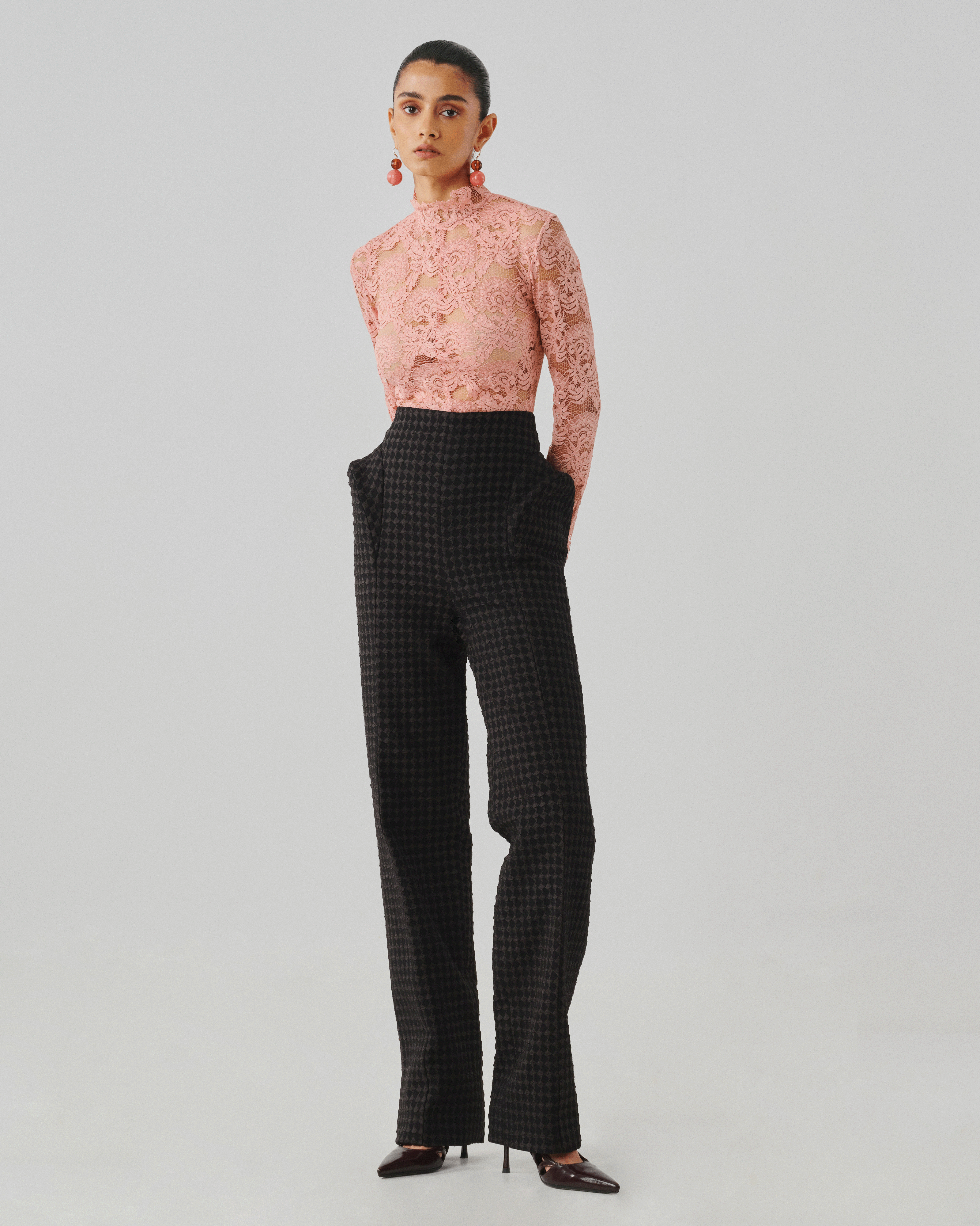 Muse Bodysuit In Blush Pink