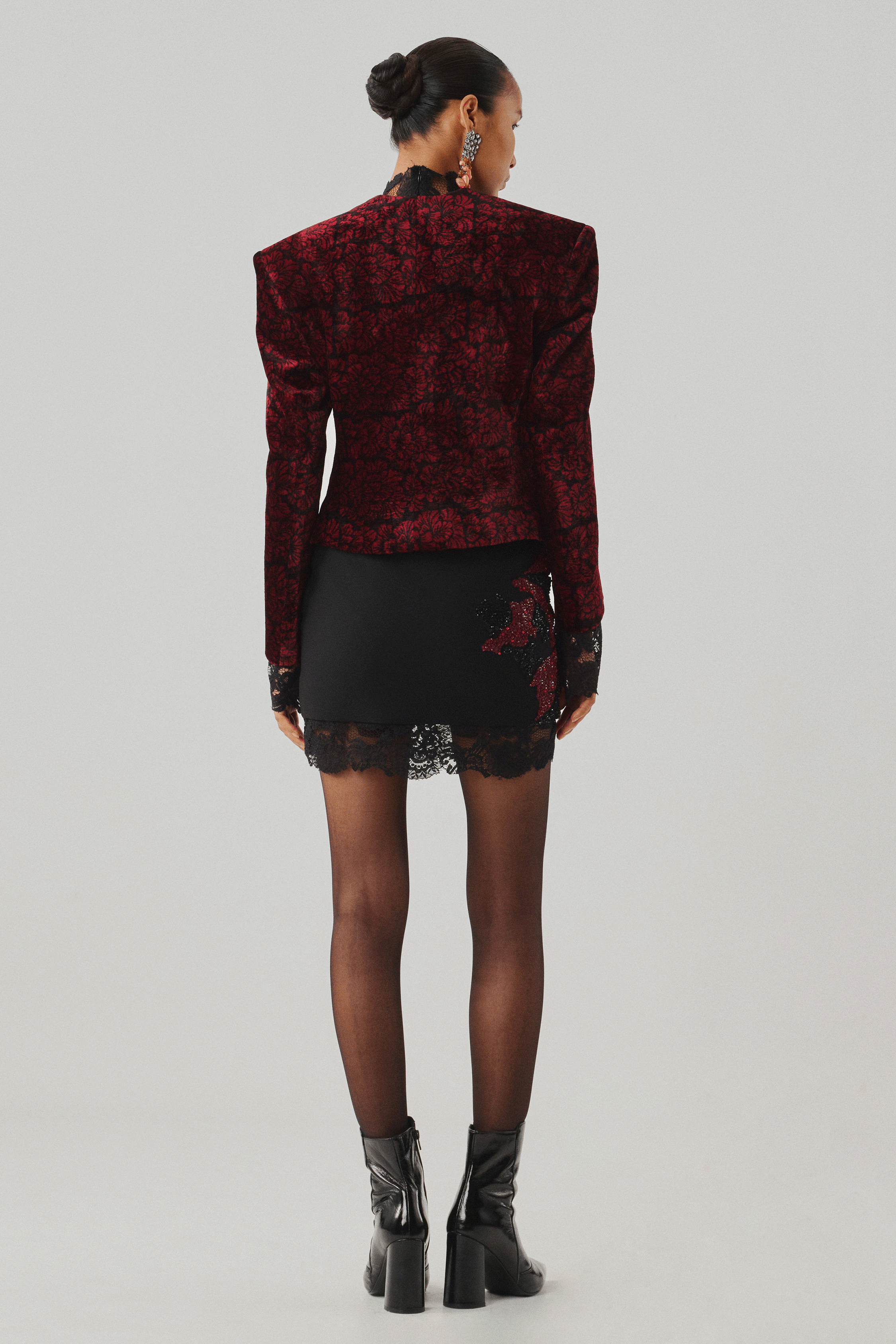 Highland Bloom Ajrakh Jacket