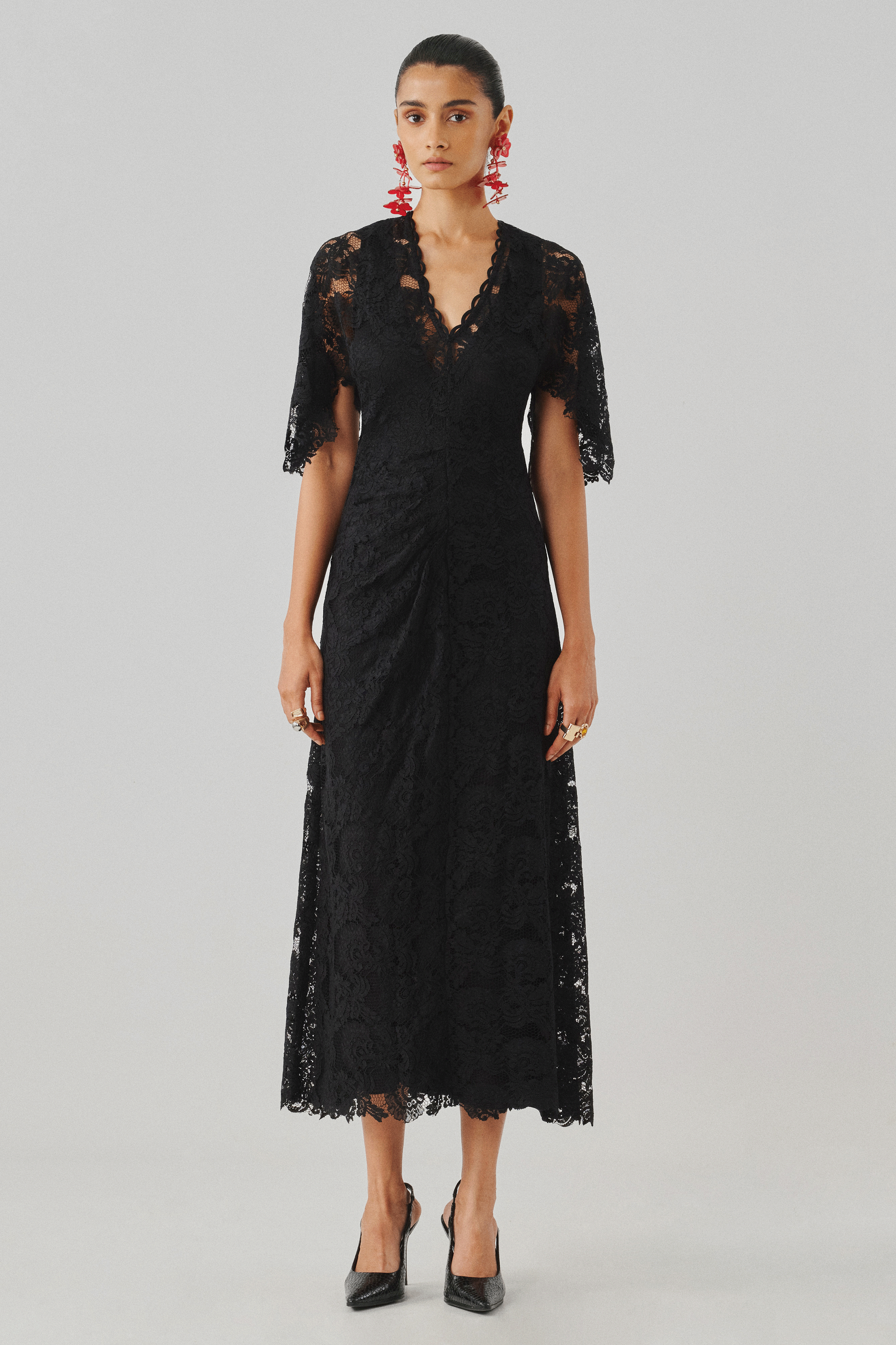 Black Orchid Lace Dress