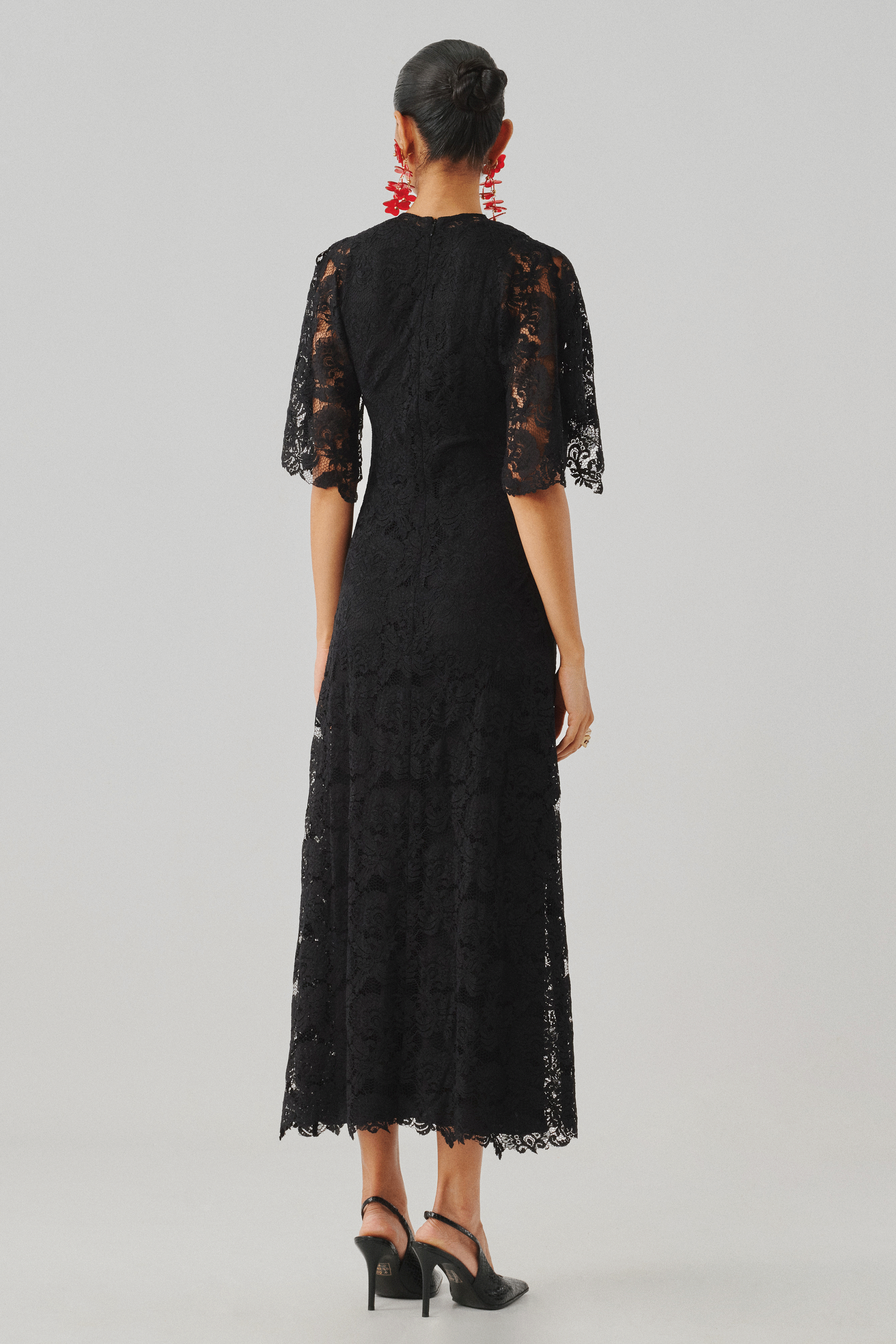 Black Orchid Lace Dress