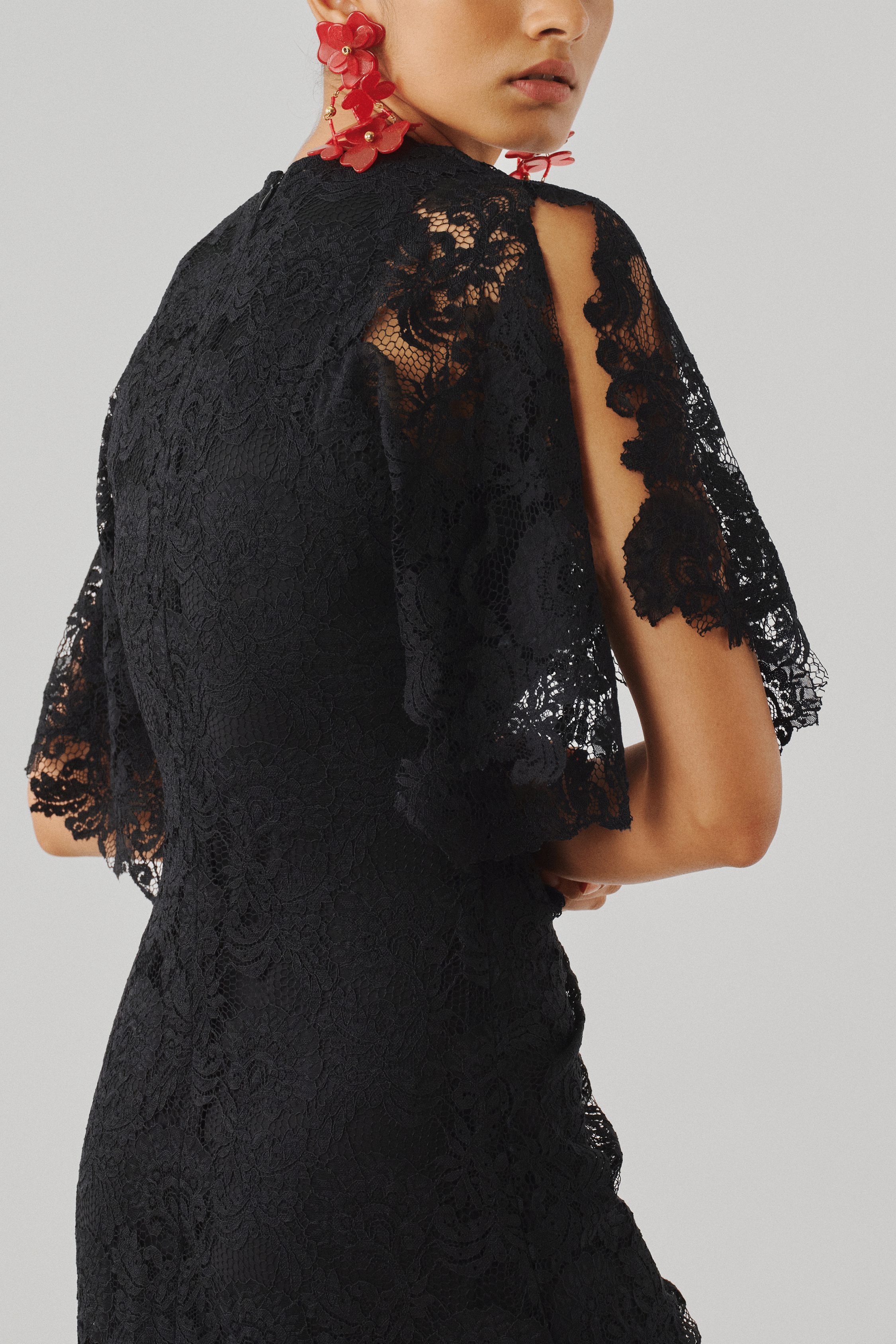 Black Orchid Lace Dress