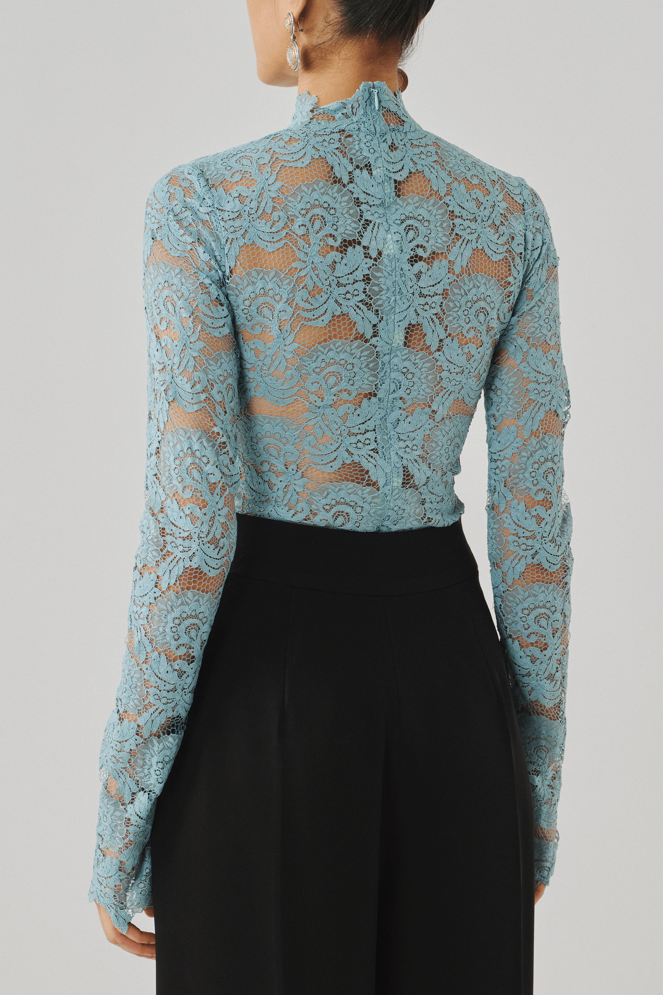 Muse Bodysuit In Sky Blue