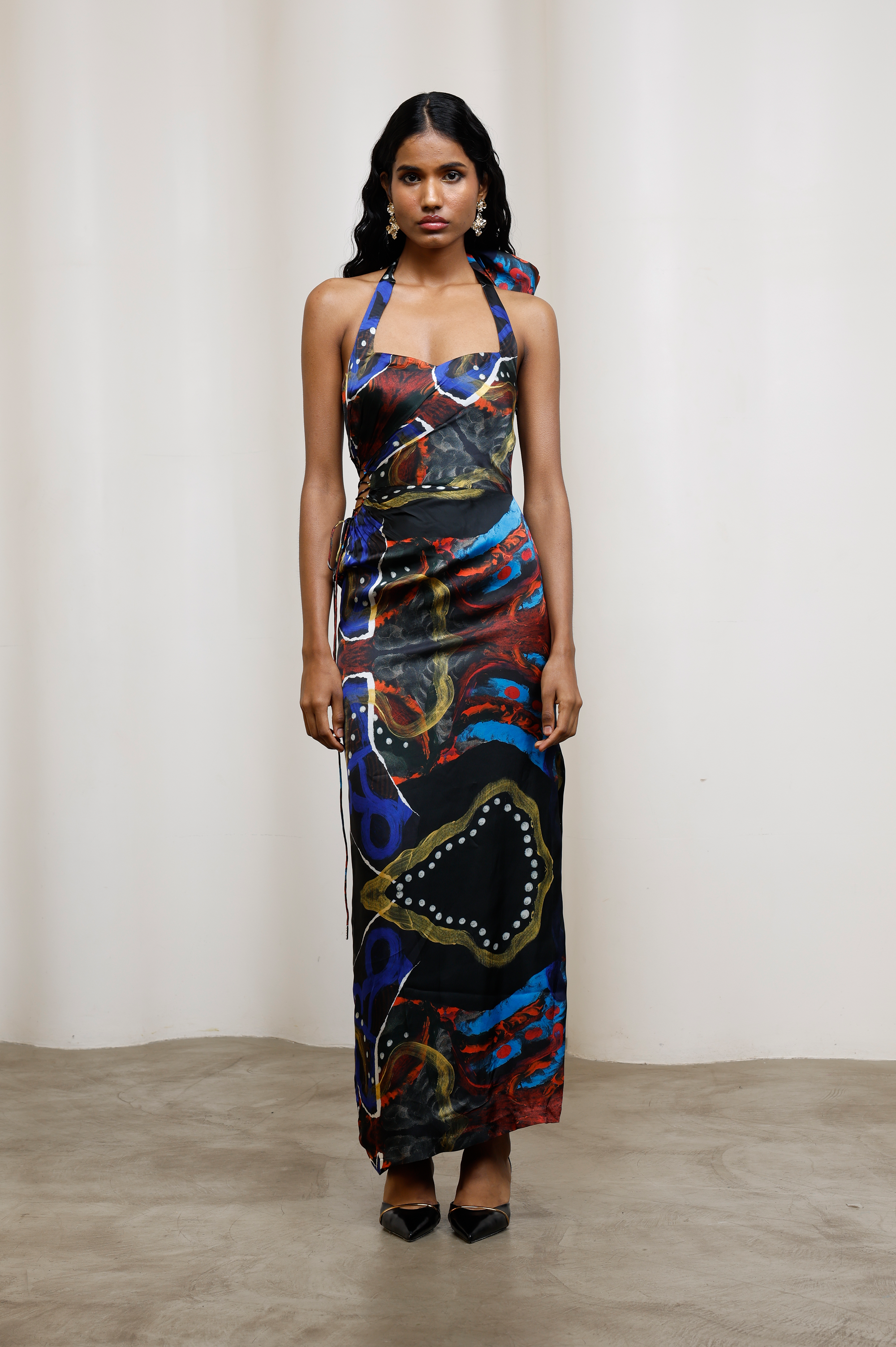 Saeri Tie-up Dress