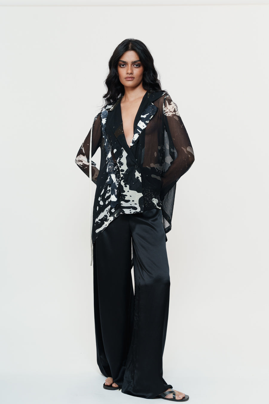 Chiffon Shirt With Trouser